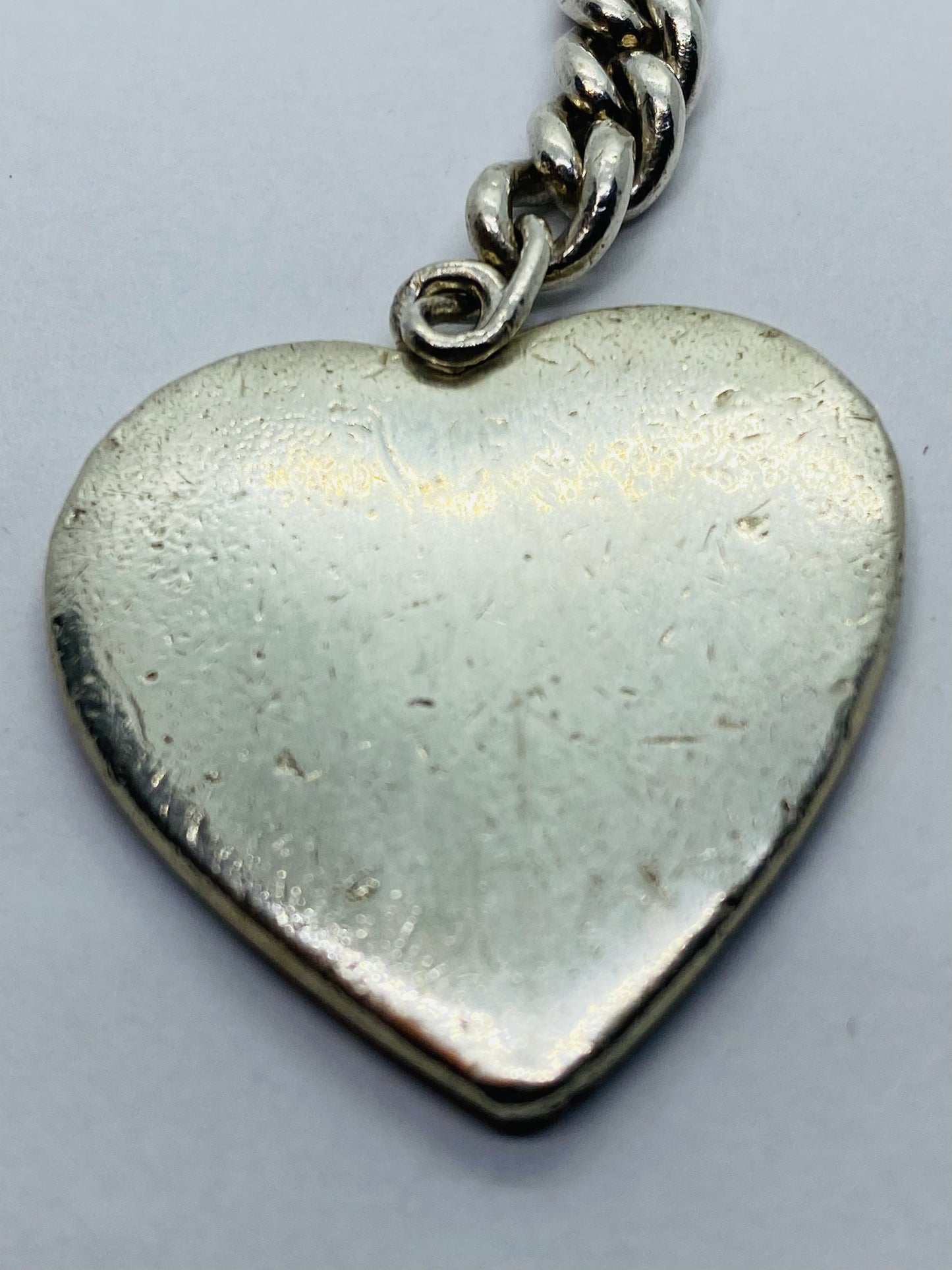 Vintage Tiffany & Co Heart Keychain Sterling Rare