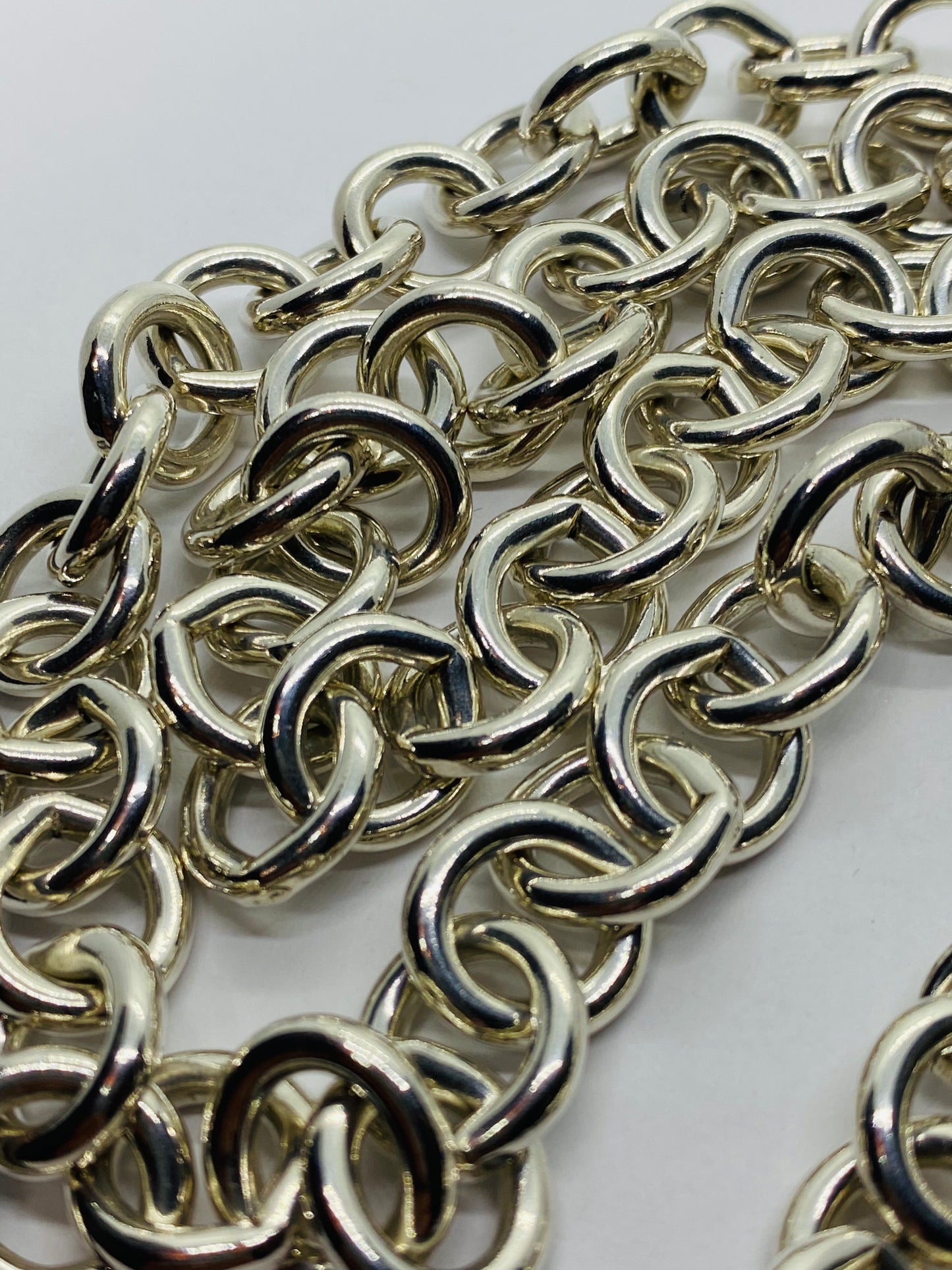 RARE Tiffany & Co. Chain Necklace Belt Vintage, 225 Grams, 30” Long AUTHENTIC