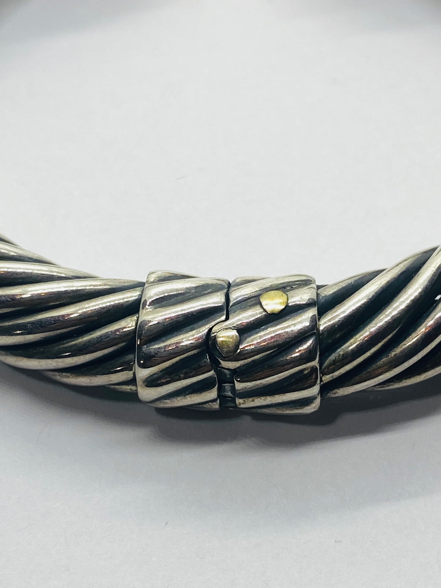 David Yurman 925 14K Gold 10MM Renaissance Bracelet Citrine Amethyst Tourmaline