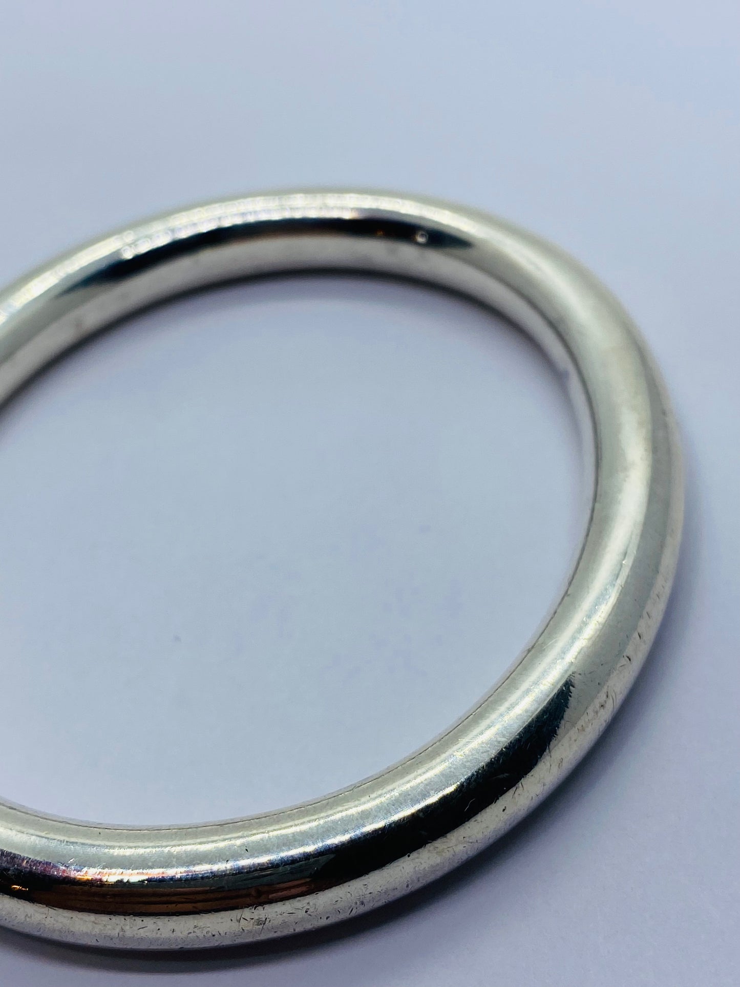 Tiffany & Co. Round Tube Oval Classic Bangle Brace 7 1/4” Bracelet