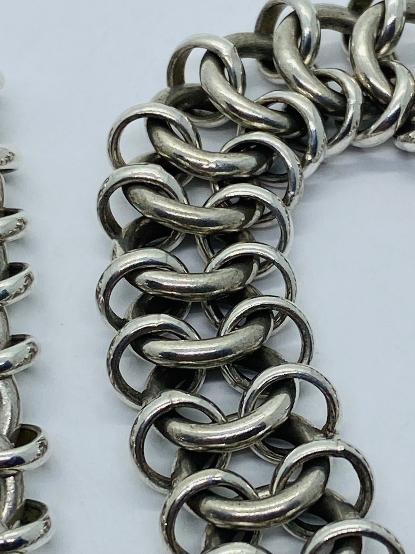 RARE Tiffany & Co Sterling Silver 925 18K Square Interlocking Circles 111 Grams