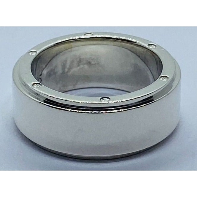 Tiffany & Co Sterling Silver 925 Wide Metropolis Ring Size 8