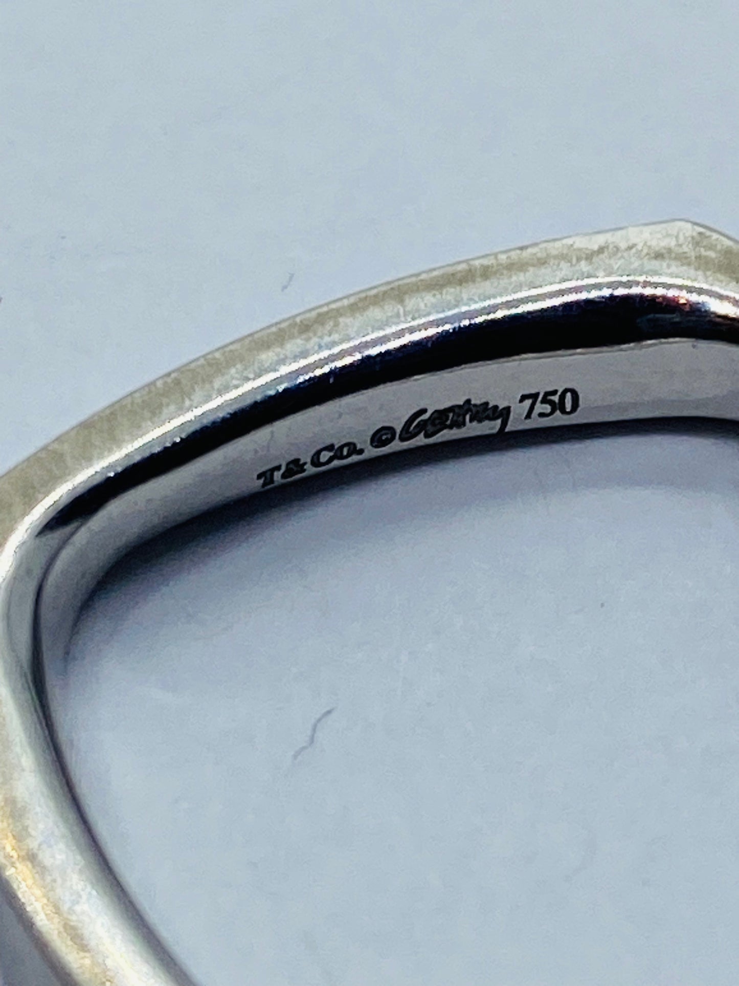 Tiffany & Co. 18k White Gold Frank Gehry Torque Ring Size 6.25 6.6g