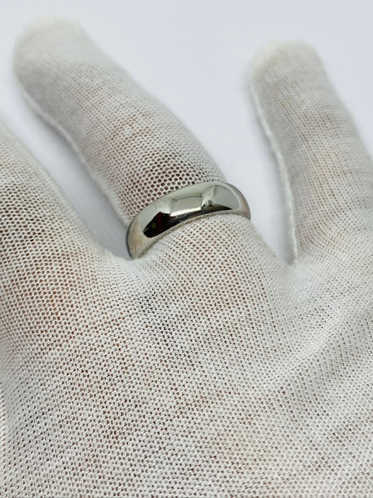 $2800 Tiffany & Co Comfort Platinum 950 6MM Size 7.75 man woman unisex ring box