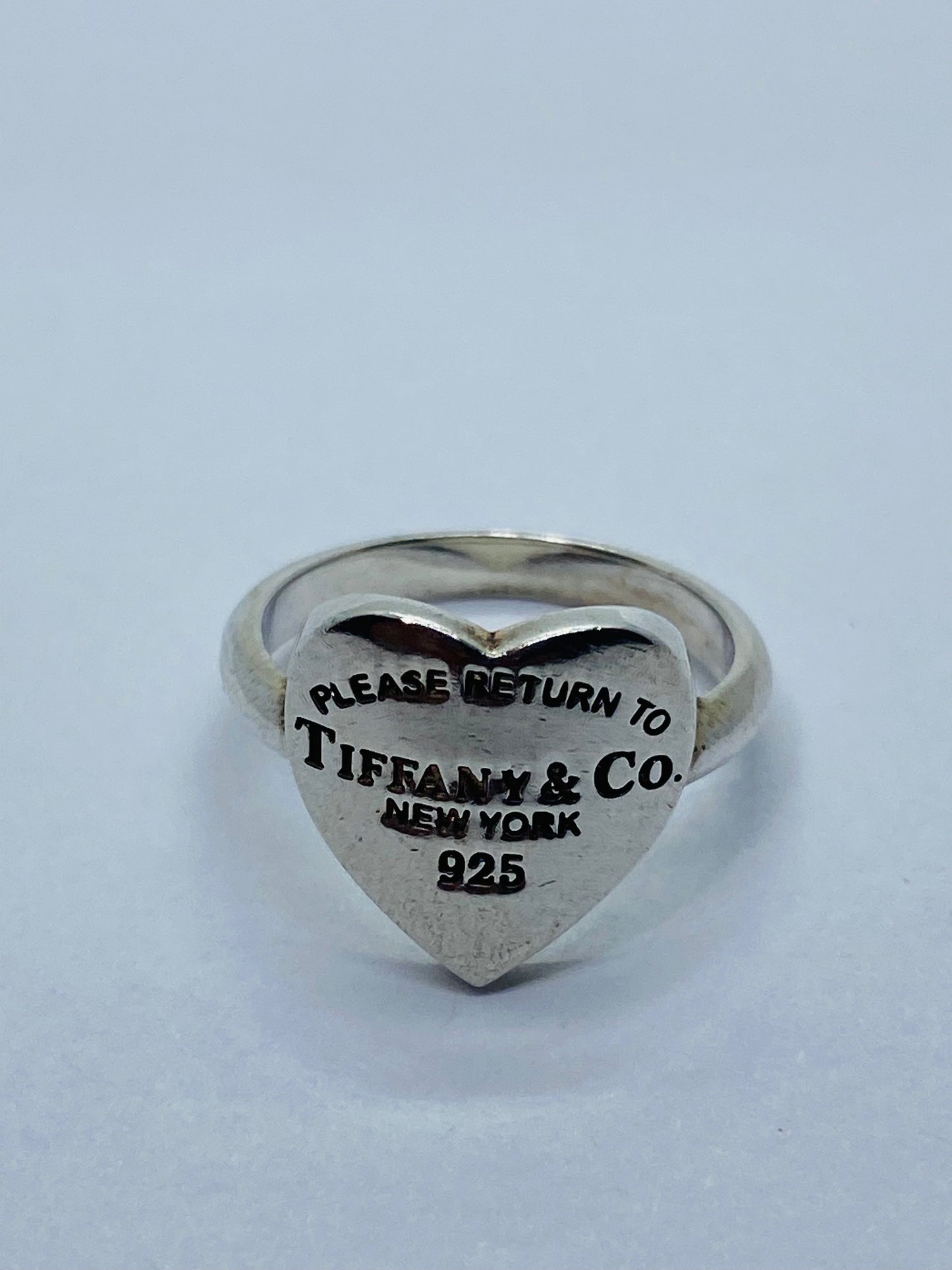 Tiffany & Co. Ring Size 4 Please Return To Tiffany & Co” New York 925 Silver