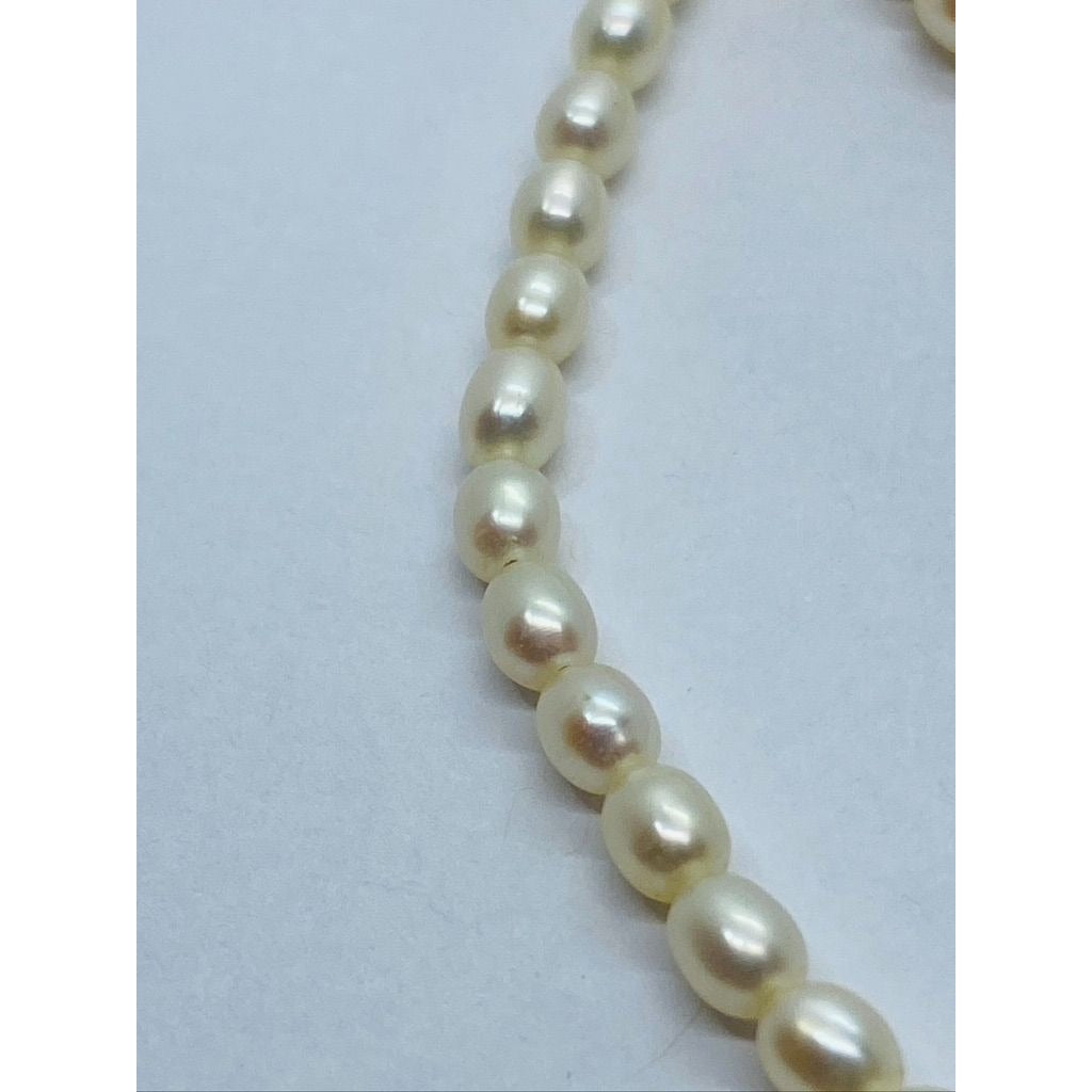 Mikimoto Perlita Line 18K White Gold 17.25"