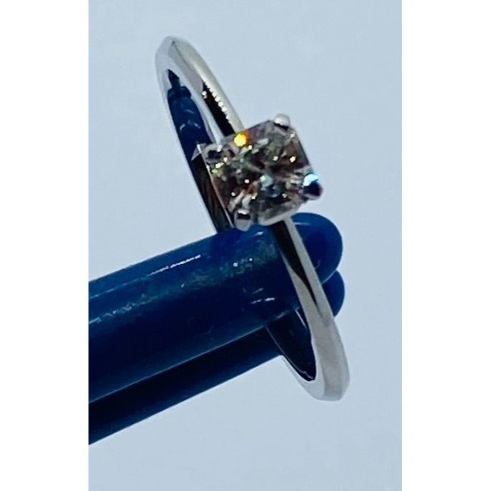 Tiffany & Co True Cut Engagement Ring .35CTW Platinum Ring Size 6 VVS2