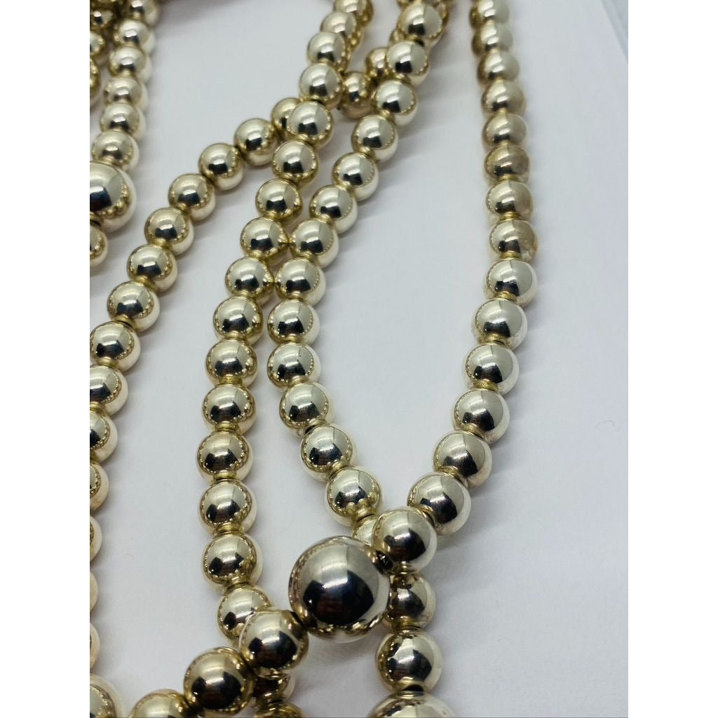 Tiffany & Co Hardwear Ball Bead 87" Extra Long Necklace RARE