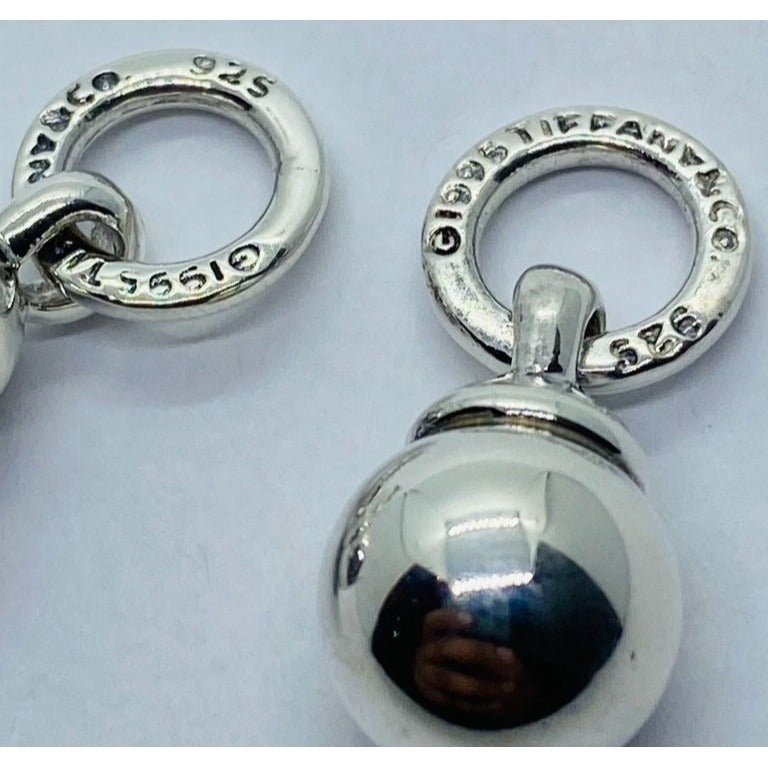 Tiffany & Co Fascination Dangle Sterling Silver 925 Clip On Earrings