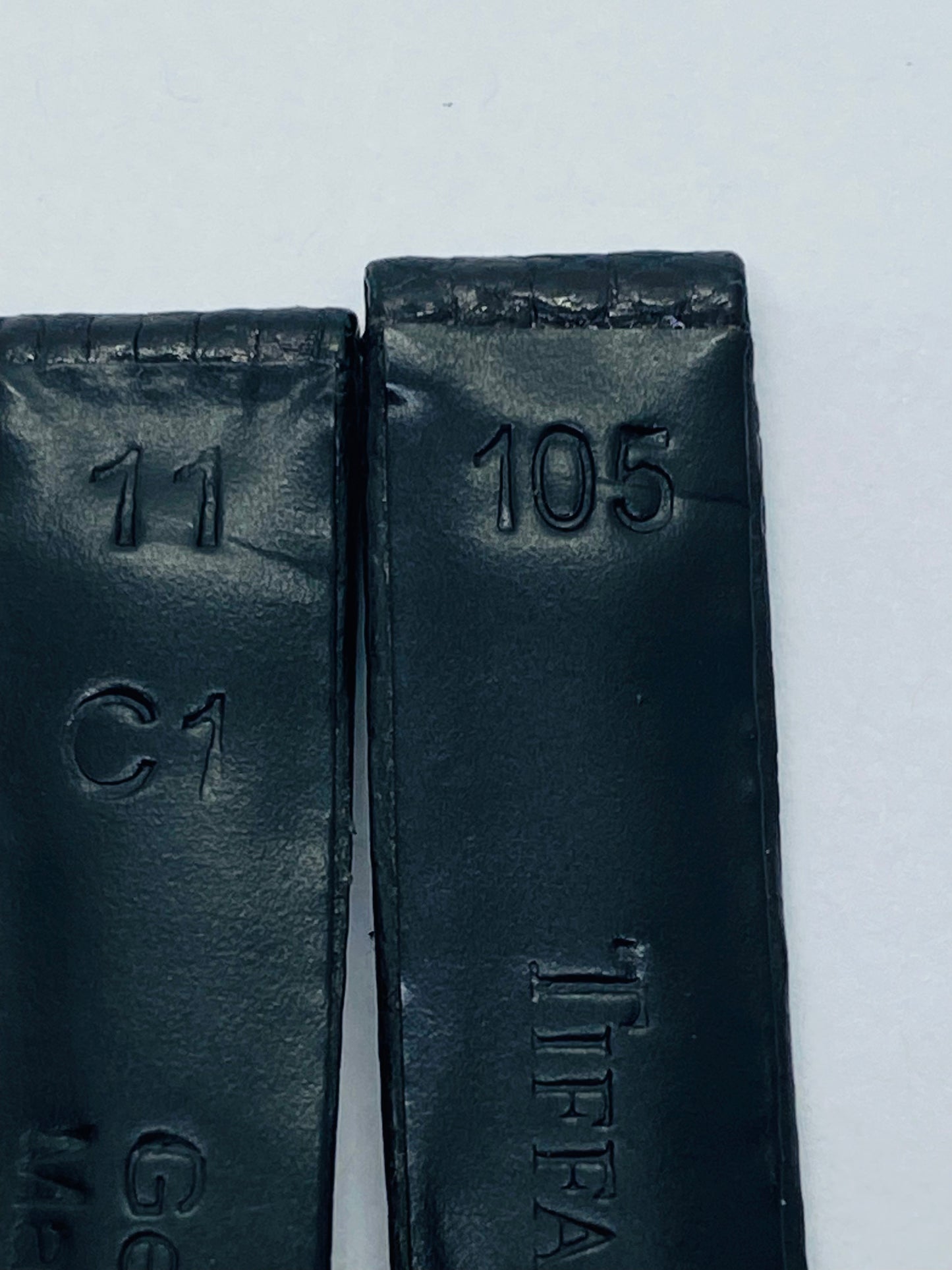 Watch Band Tiffany & Co Black Genuine Teju 11mm X 105+65mm OEM