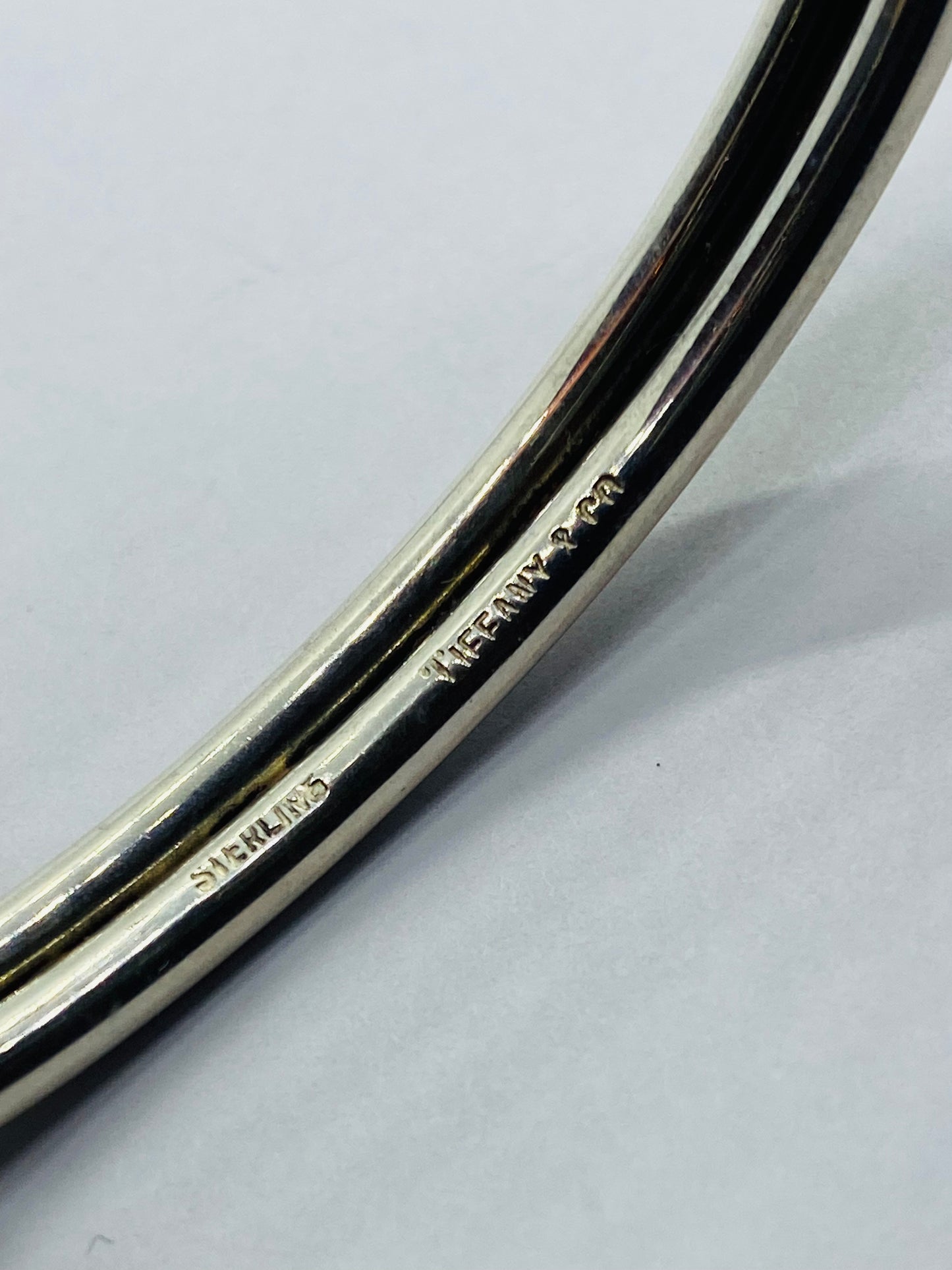 Tiffany & Co Double Coil Double Bracelet Sterling Silver 925. RARE. 7.5”
