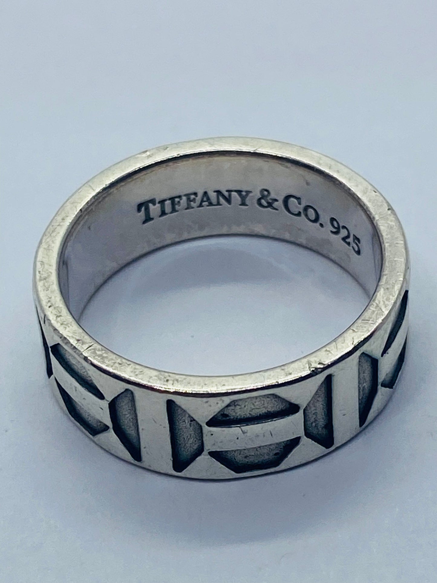 Tiffany & Co Sterling Silver Paloma Picasso Zellige Band Ring Size 6.5