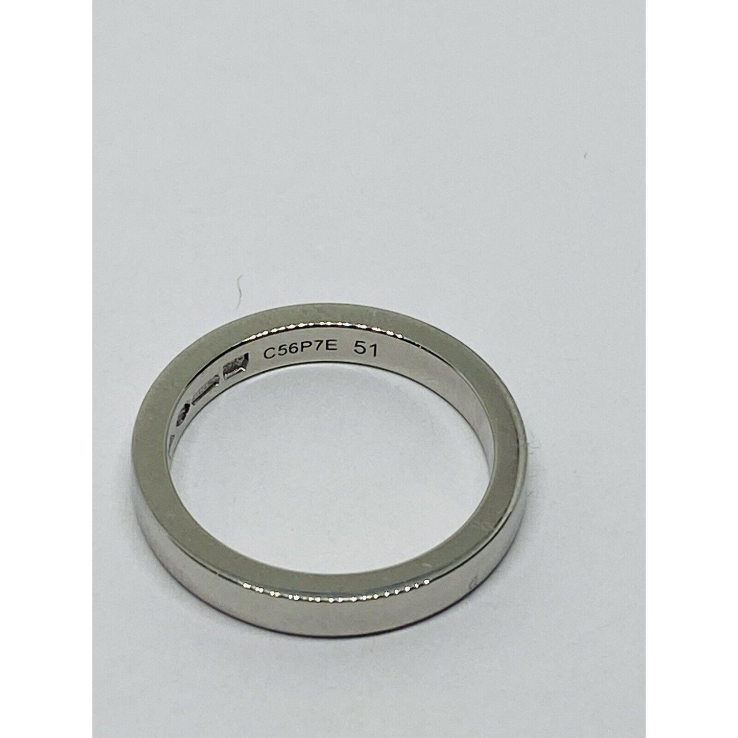 Bvlgari "MarryMe" Platinum Wedding Ring Size 5.5 (51) 2.7mm wide 6.1 gram