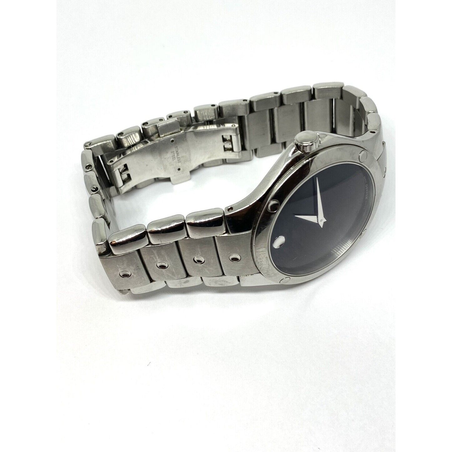 MOVADO Stainless Steel Sports Edition SE Museum Men's Watch 84.G1.1882 7.5”
