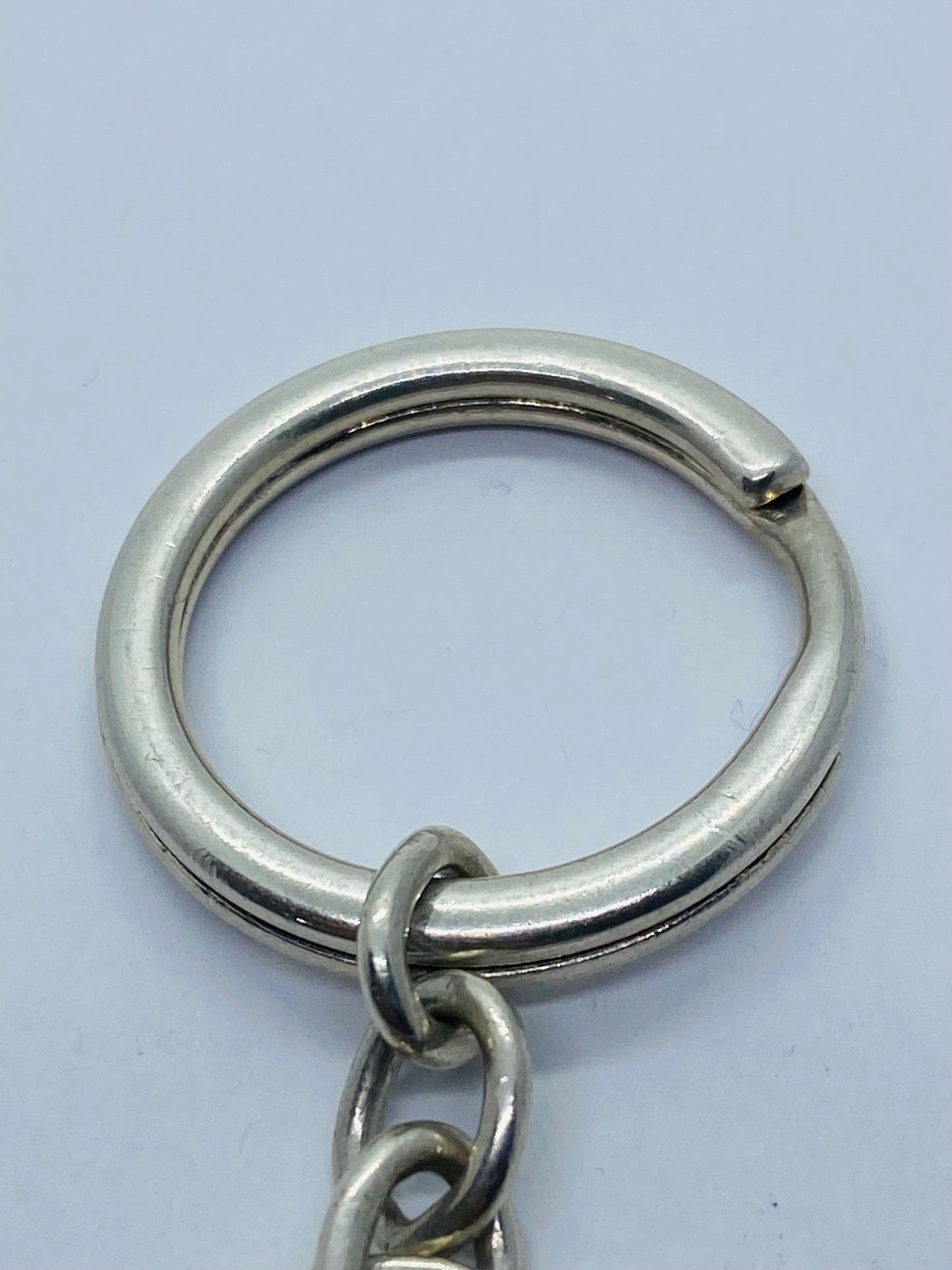 Rare Tiffany & Co Vintage Sterling Silver T & Co New York Heart 1837 Key Chain