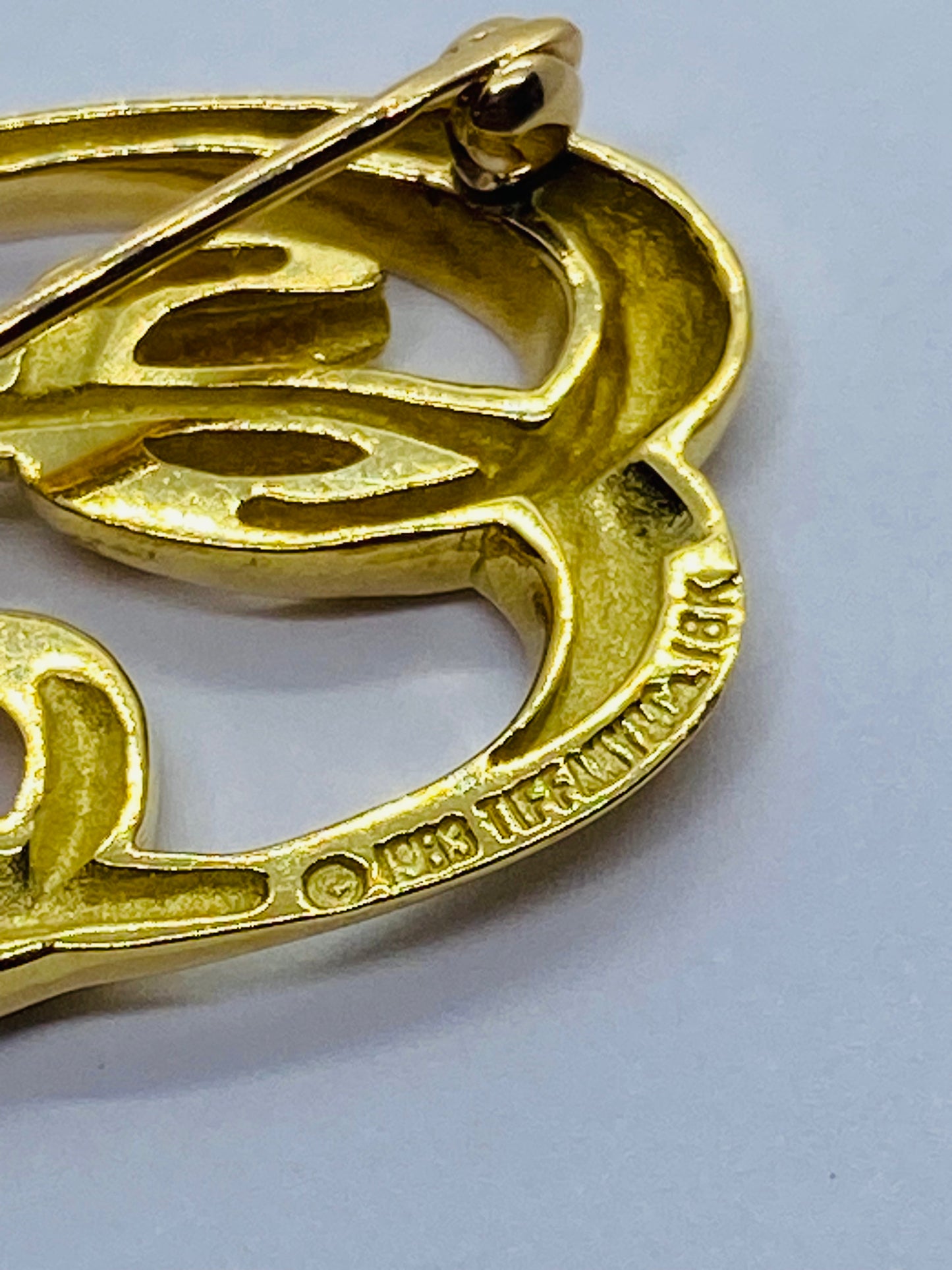 TIFFANY & CO Paloma Picasso 18K Gold 1983 6.5 Grams RARE