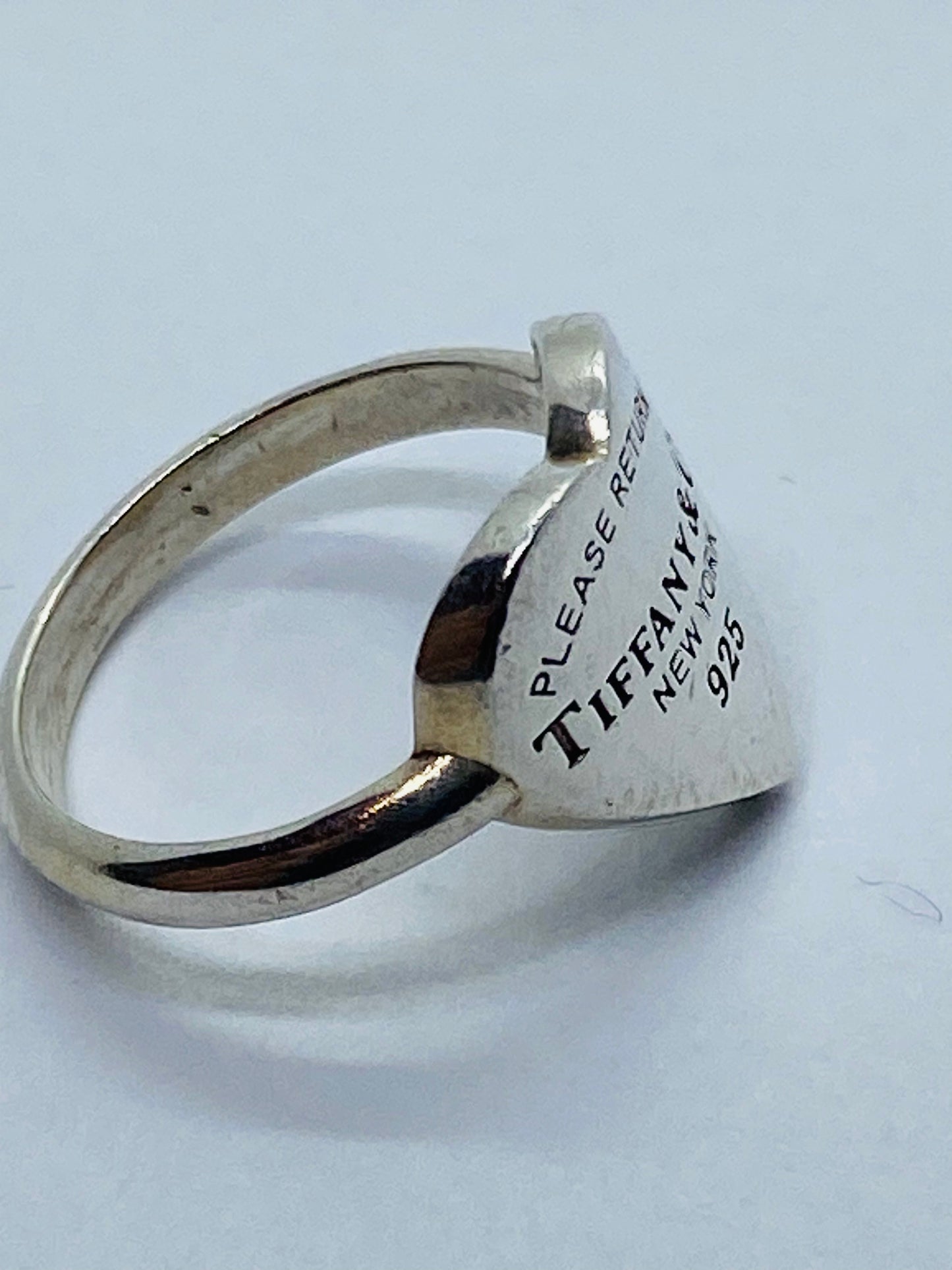 Tiffany & Co. Ring ,Size 4.25 Please Return To Tiffany & Co” New York , 925