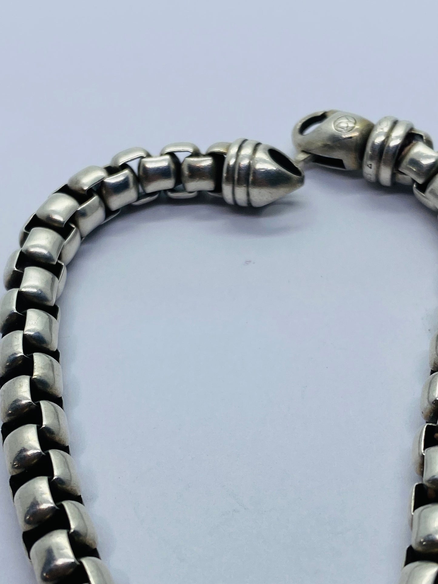 Authentic David Yurman Extra Large 8.75” Box Chain Bracelet 7mm. 50.6 Grams.