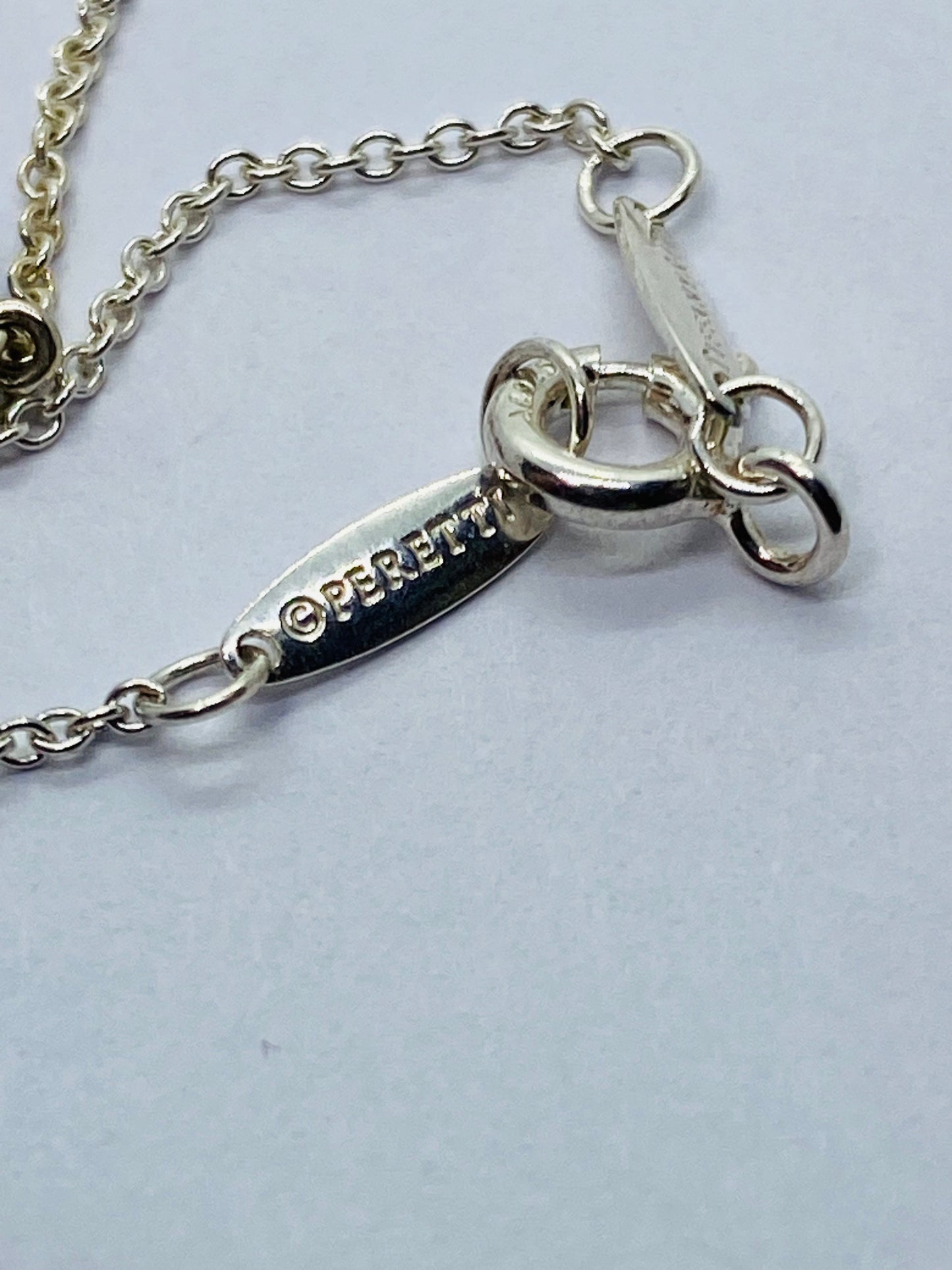 Tiffany & Co necklace Elsa Peretti Color by the Yard Tanzanite Cabochon 16.25”