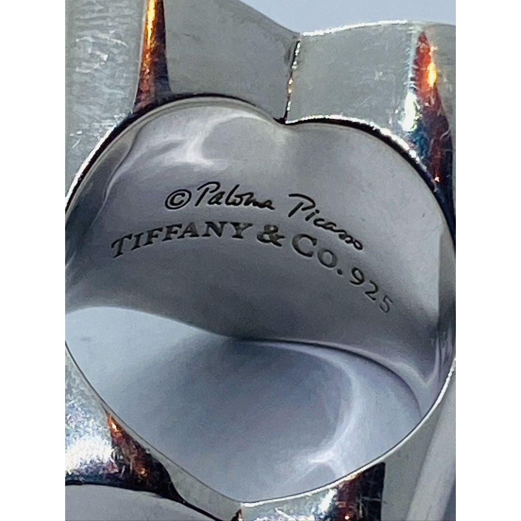 Tiffany & Co Paloma Picasso Modern Double Heart Size 7.75