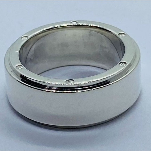 Tiffany & Co Sterling Silver 925 Wide Metropolis Ring Size 8