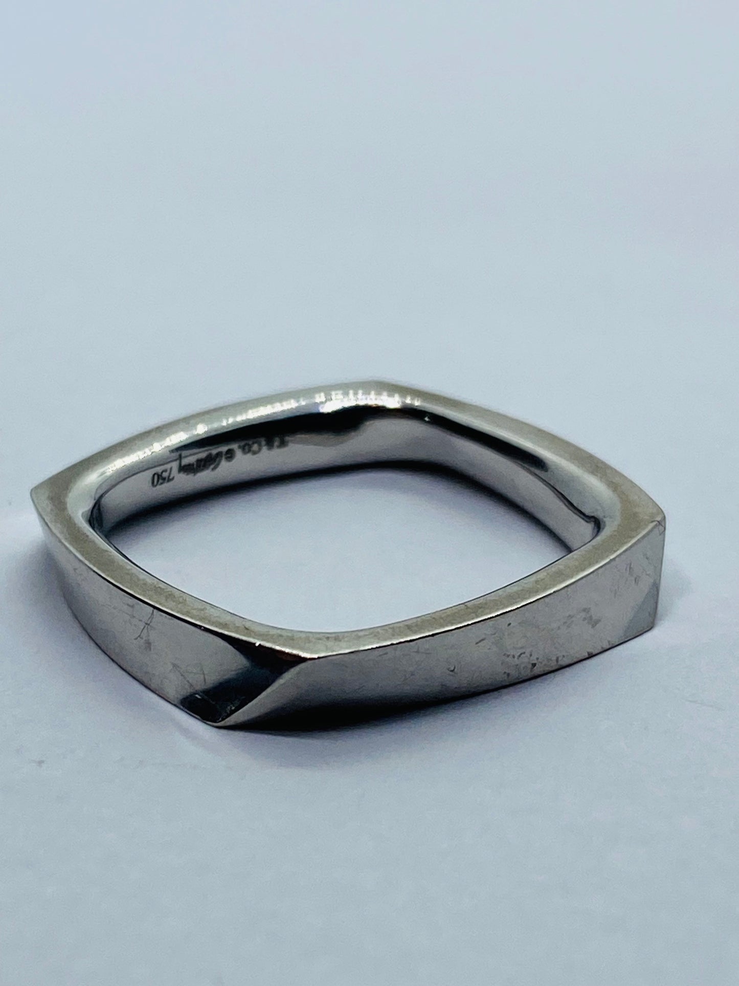 Tiffany & Co. 18k White Gold Frank Gehry Torque Ring Size 6.25 6.6g