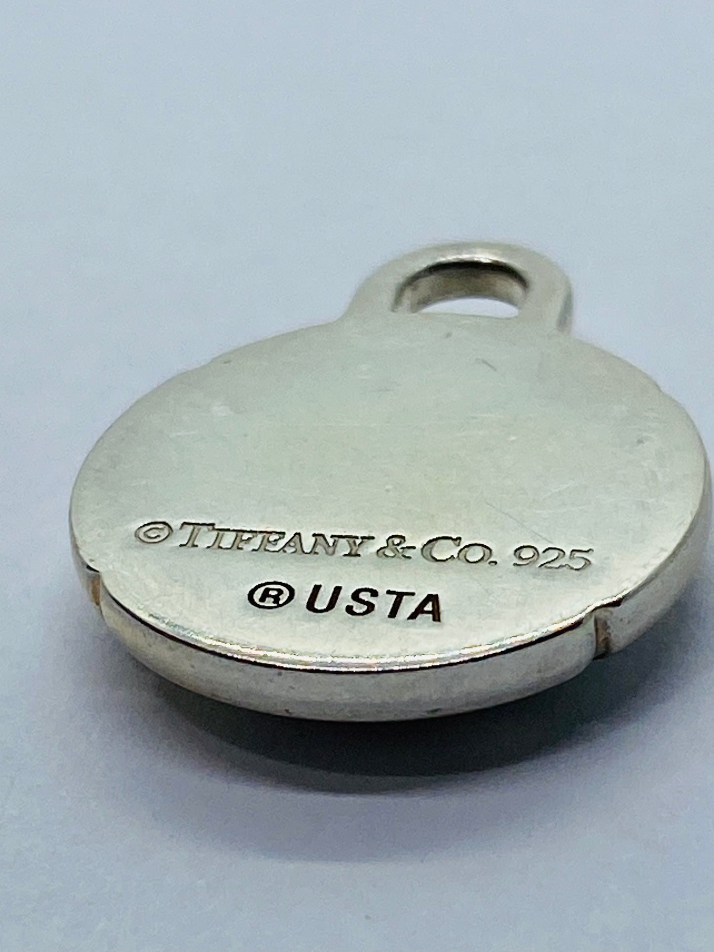 TIFFANY & CO STERLING SILVER US OPEN TENNIS 2007 TAG CHARM OR PENDANT