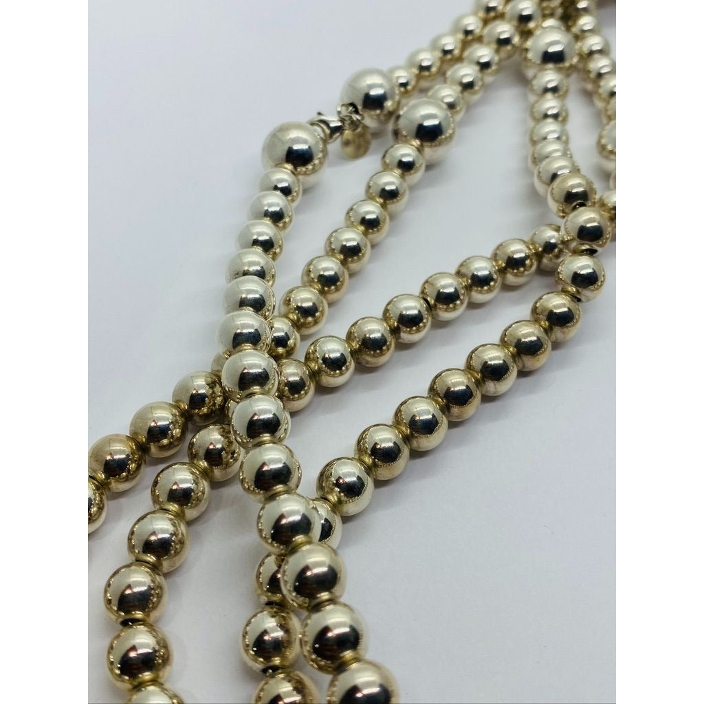 Tiffany & Co Hardwear Ball Bead 87" Extra Long Necklace RARE