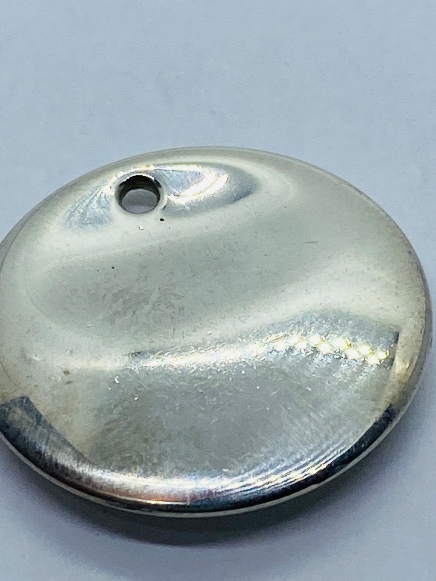Tiffany & Co Elsa Peretti Sterling Silver 23mm Round Disc Pendant