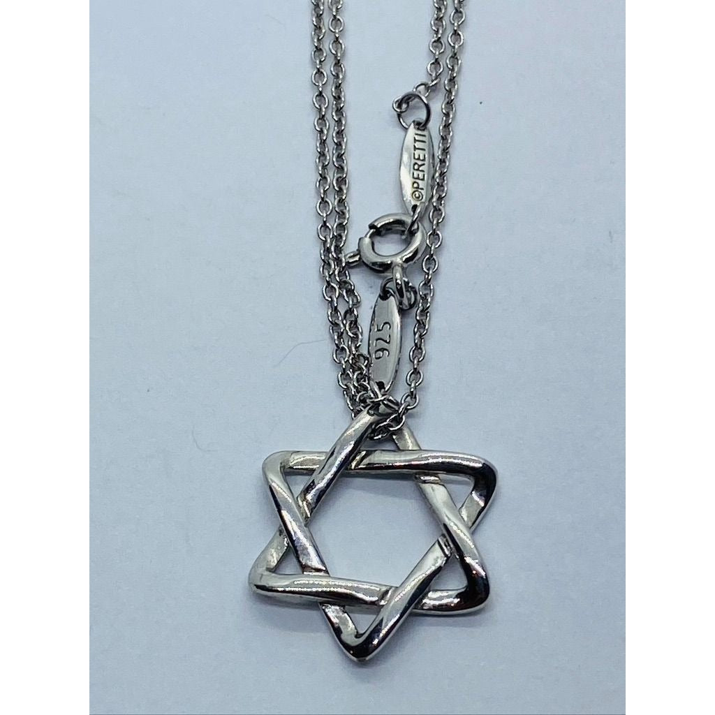 Tiffany & Co Star od David Necklace 17.75" Adjustable
