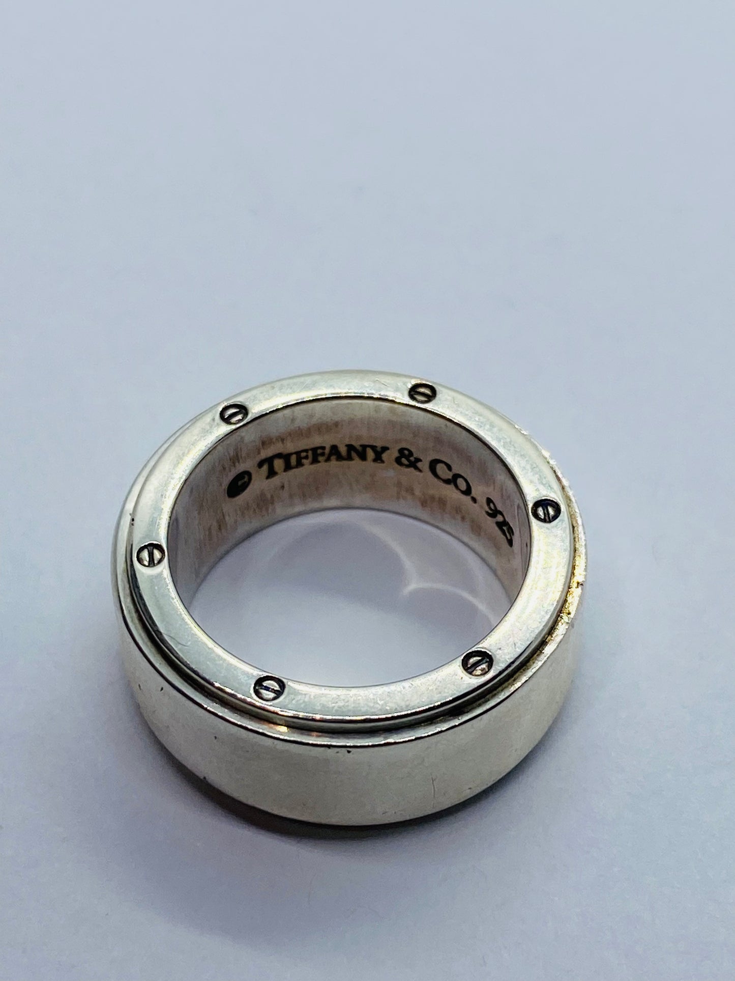 Tiffany & Co. Metropolis Wide Band 6.25 Ring Sterling Silver 925 15.8 Gram