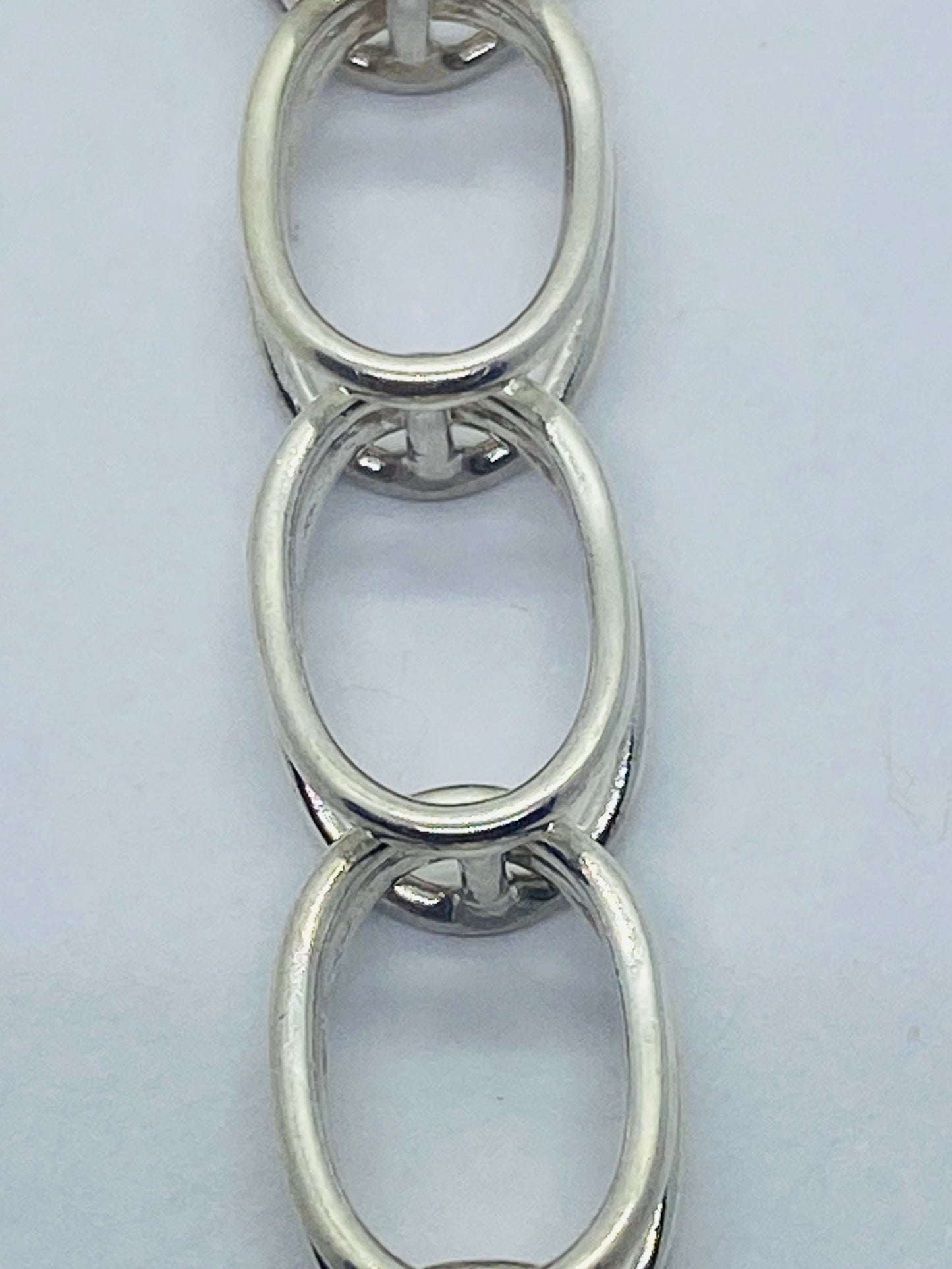 Vintage Tiffany & Co Sterling Silver Double Chain Link Bracelet 7.25”