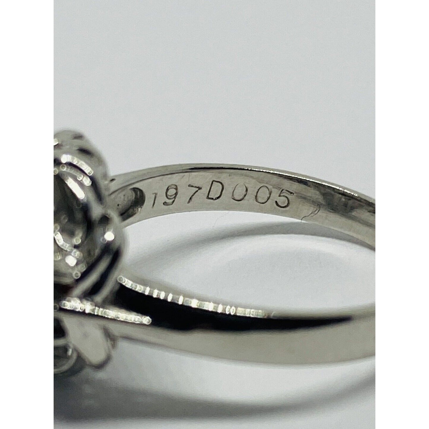 Solid Platinum 850 Solitaire Aquamarine Diamond Ring 2.02 TCW Size 5