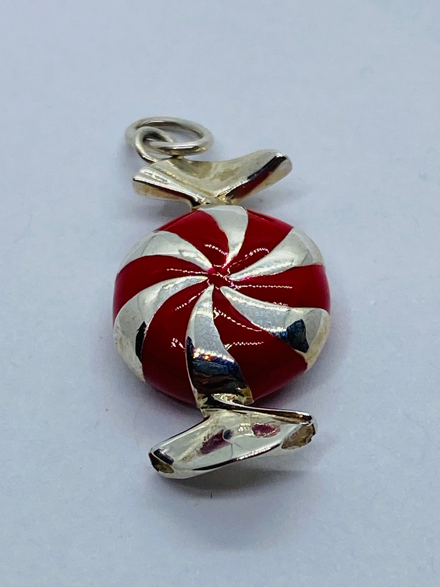 Tiffany & Co BON BON CANDY Mint Charm or Pendant Enamel Sterling Silver 925 READ