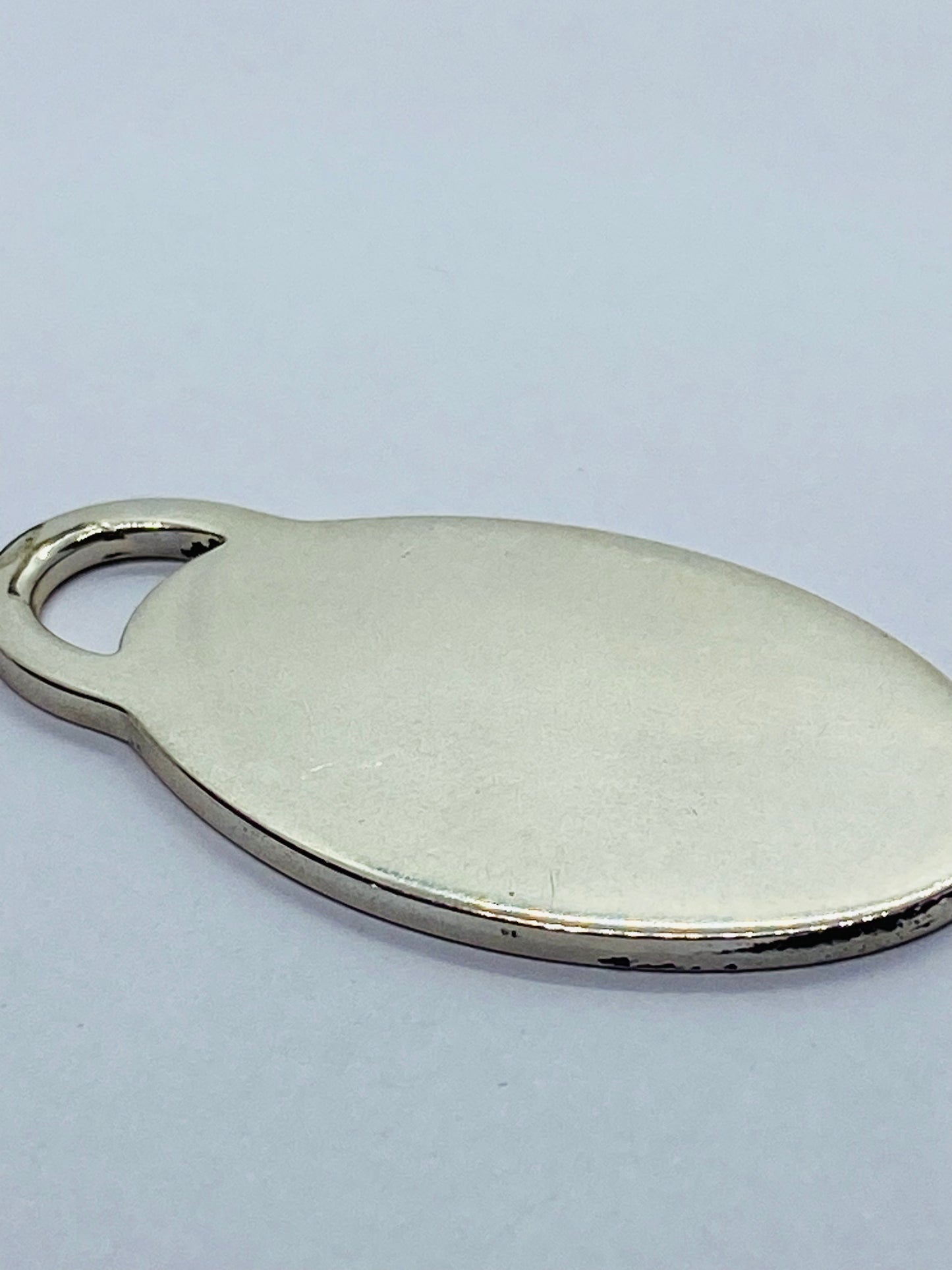 Tiffany & Co. 2001 Oval Tag in Sterling Silver 925 42x20MM