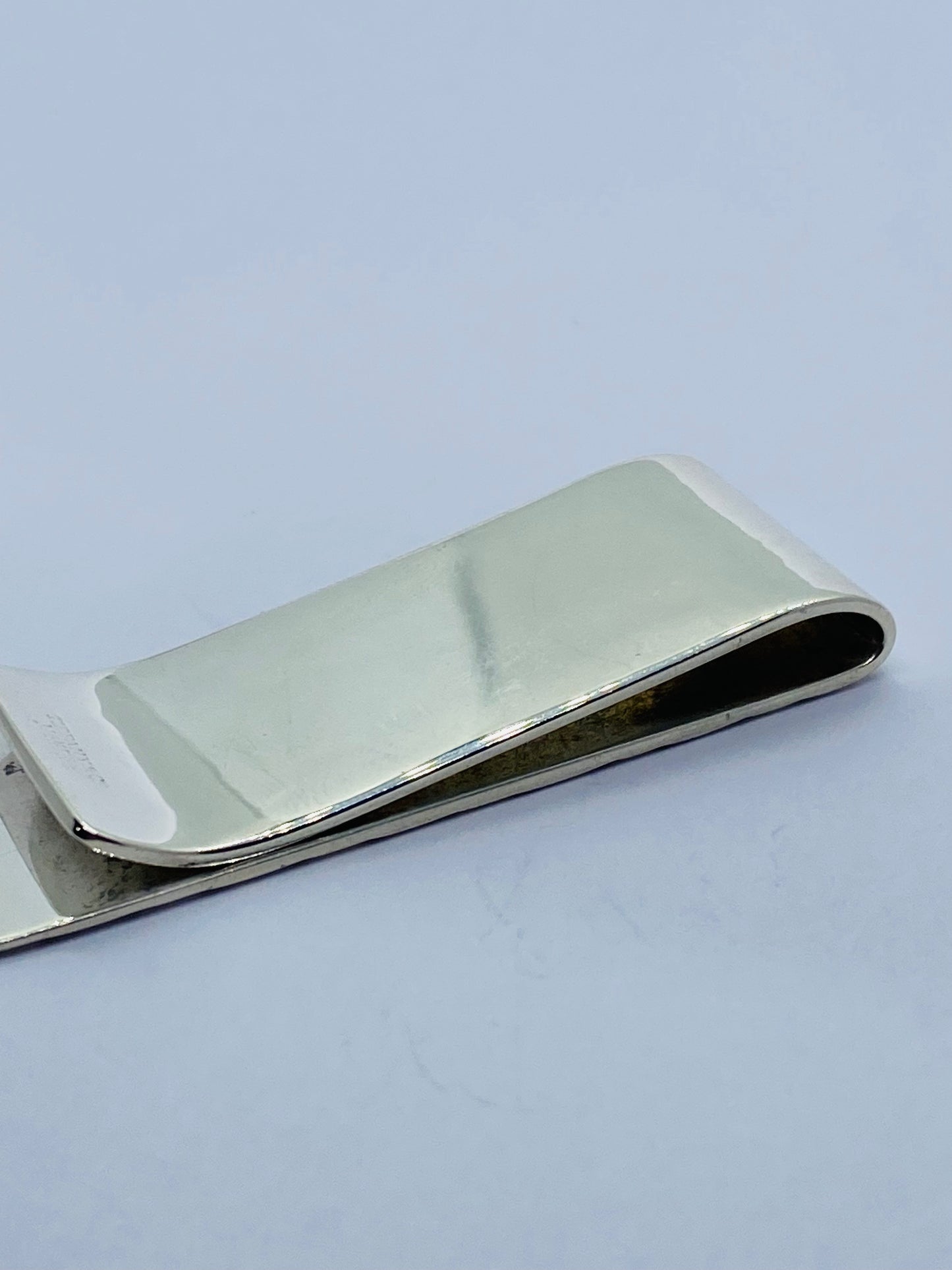Retired Tiffany & Co. Sterling Silver Honeycomb Pattern Money Clip