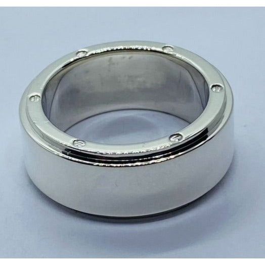 Tiffany & Co Sterling Silver 925 Wide Metropolis Ring Size 8