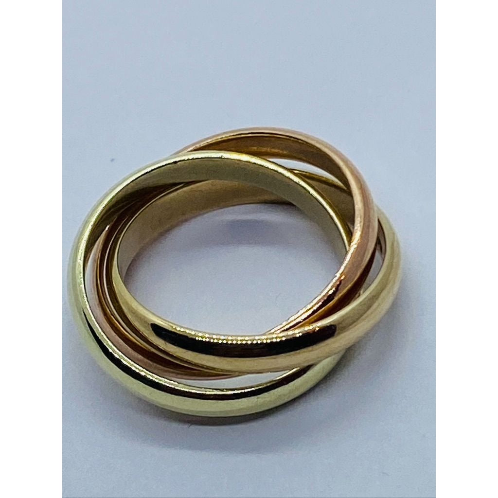 Tiffany & Co Multi Color Rolling 14k Gold Ring 585