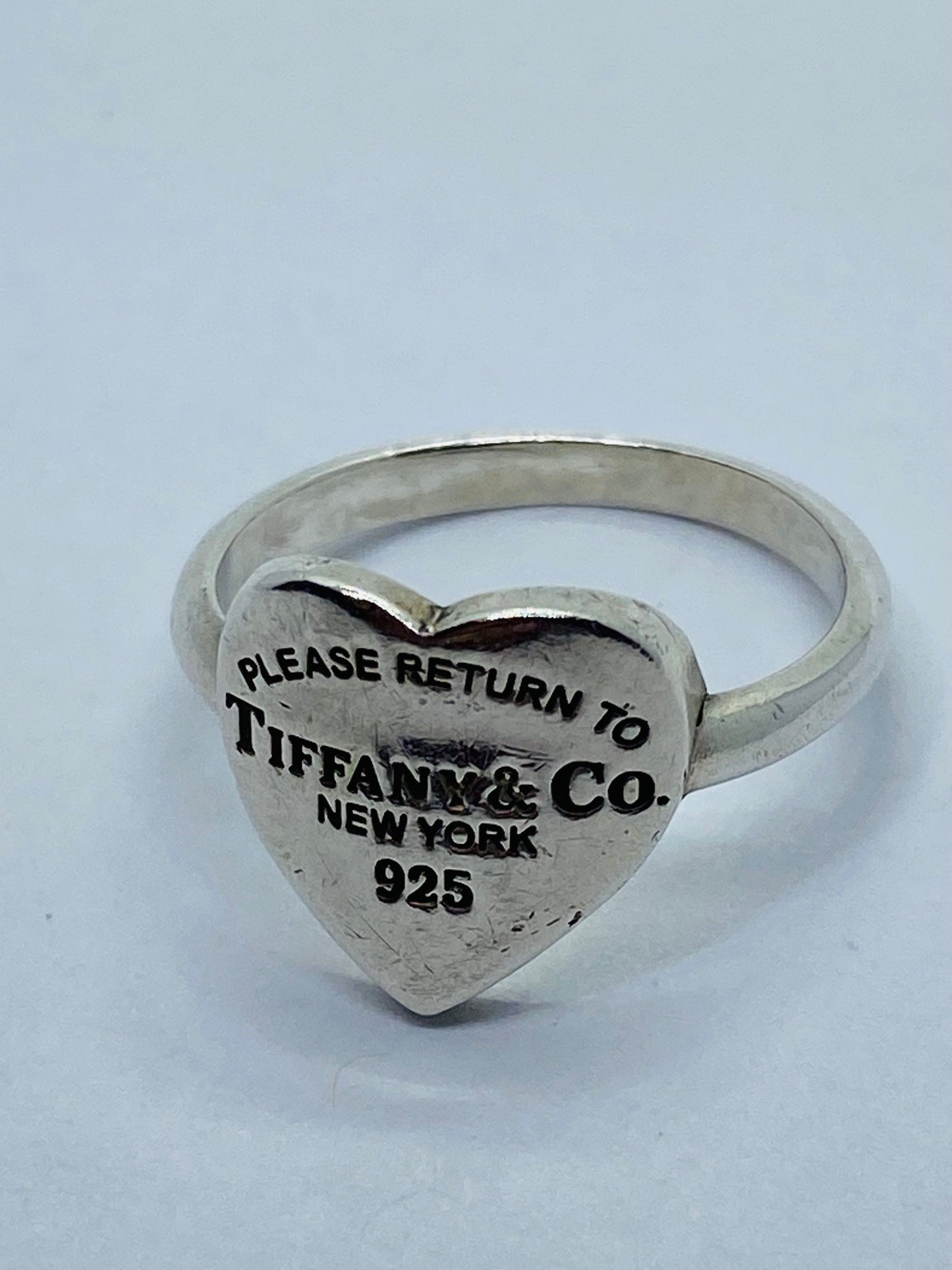 Tiffany & Co Ring Size 6 Sterling Silver Return To Tiffany & Co” New York , 925