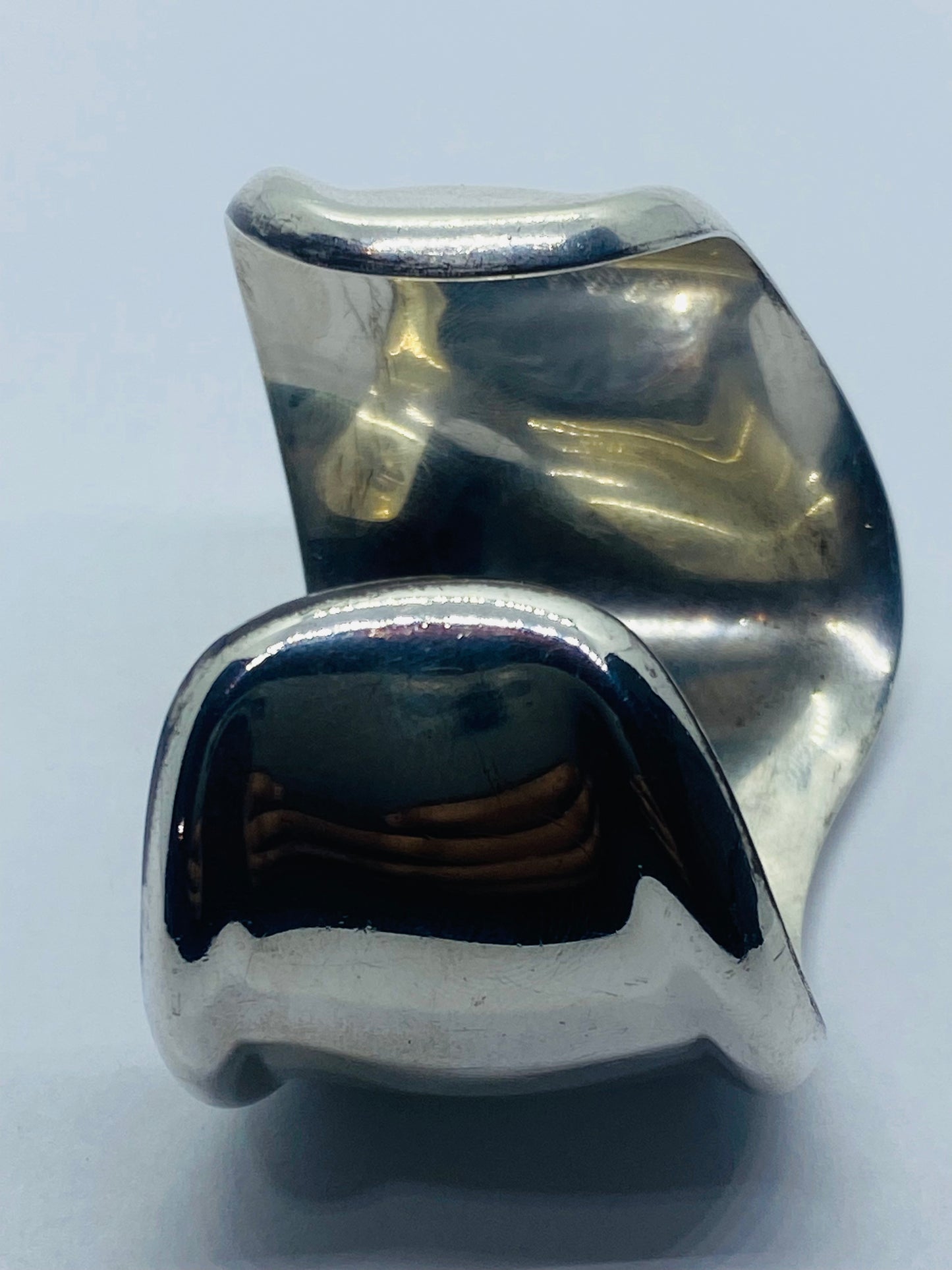 1978 Tiffany & Co 925 Sterling Silver Peretti Left Bone Cuff Motif Small 5.75” Bracelet