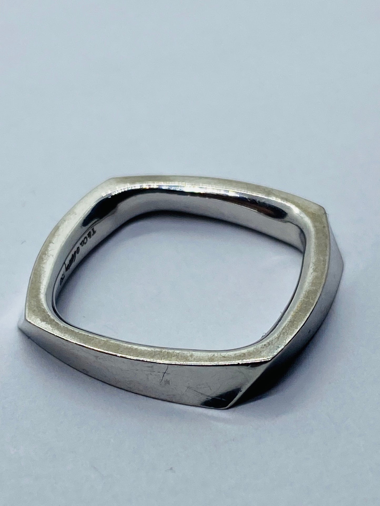 Tiffany & Co. 18k White Gold Frank Gehry Torque Ring Size 6.25 6.6g