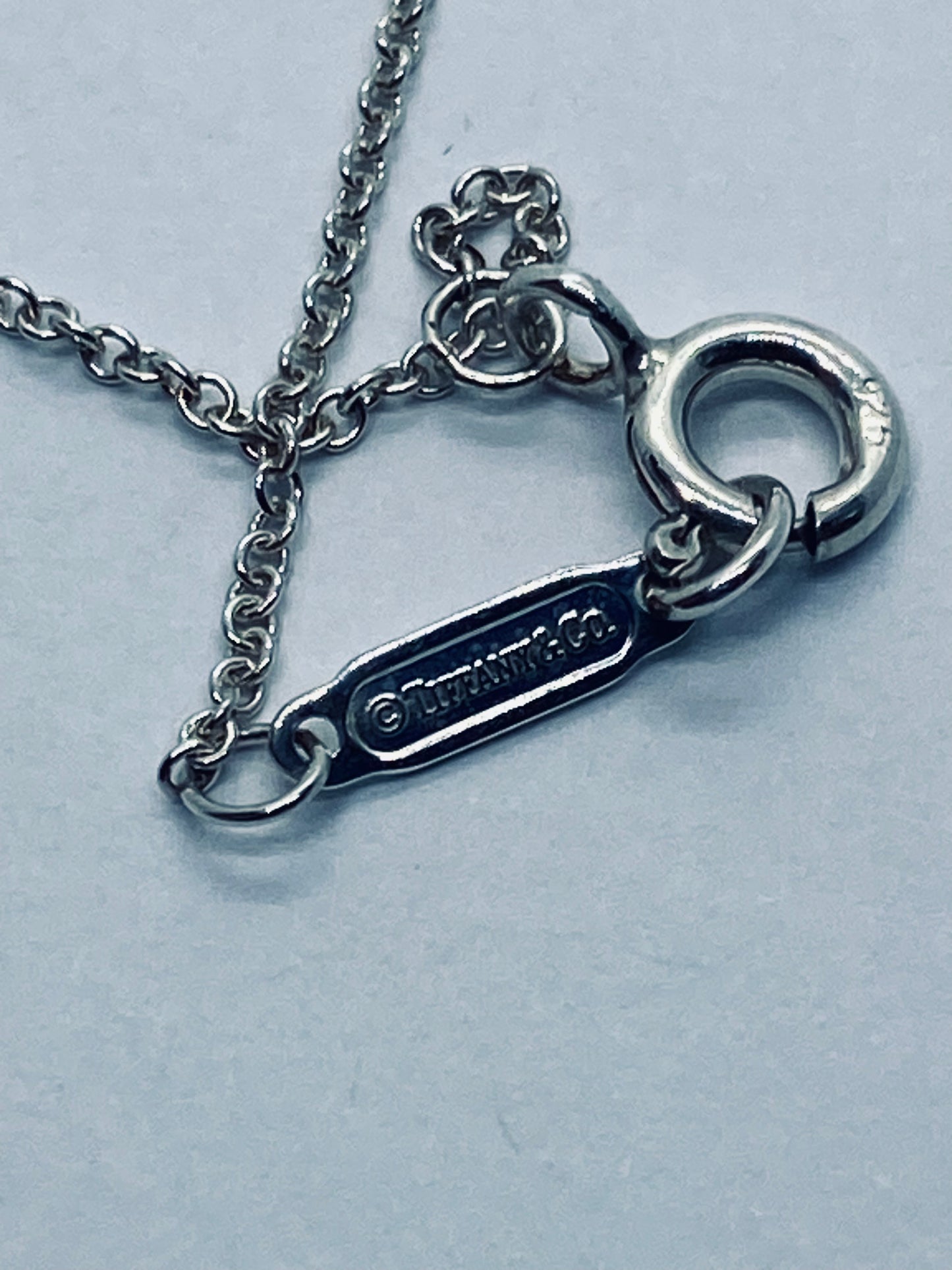 TIFFANY & Co Sparklers Amethyst Gemstone Necklace 1.5ct 15.5 Inches