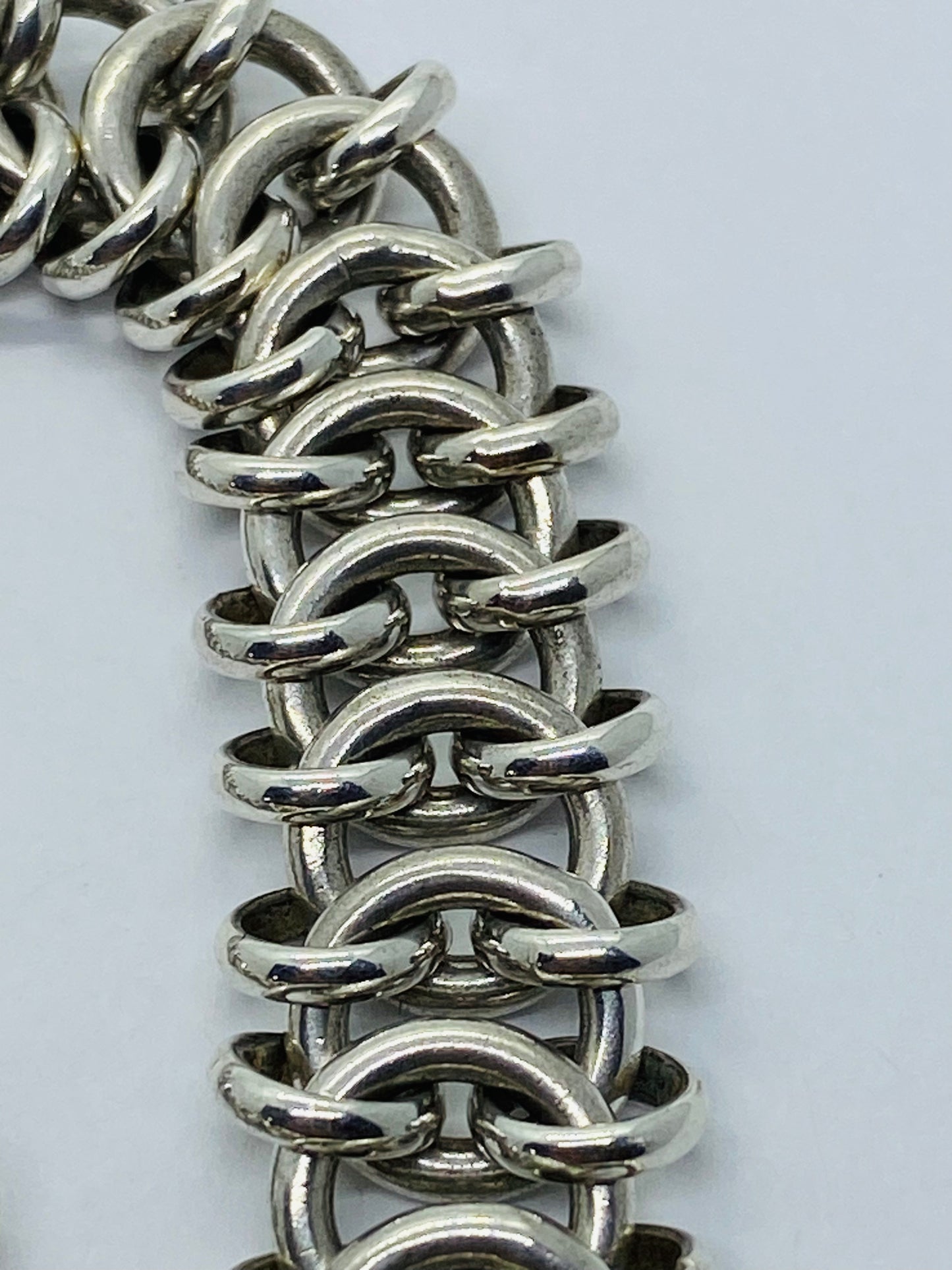 RARE Tiffany & Co Sterling Silver 925 18K Square Interlocking Circles 111 Grams