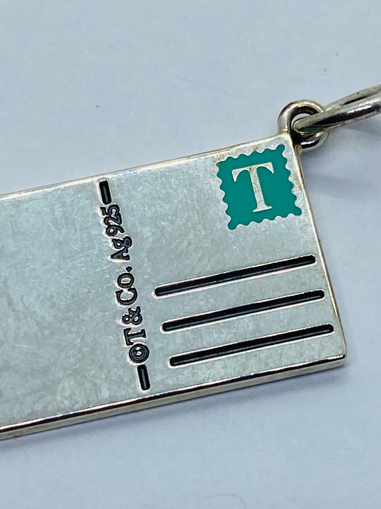 Tiffany & Co. Chicago Postcard Charm Sterling 925