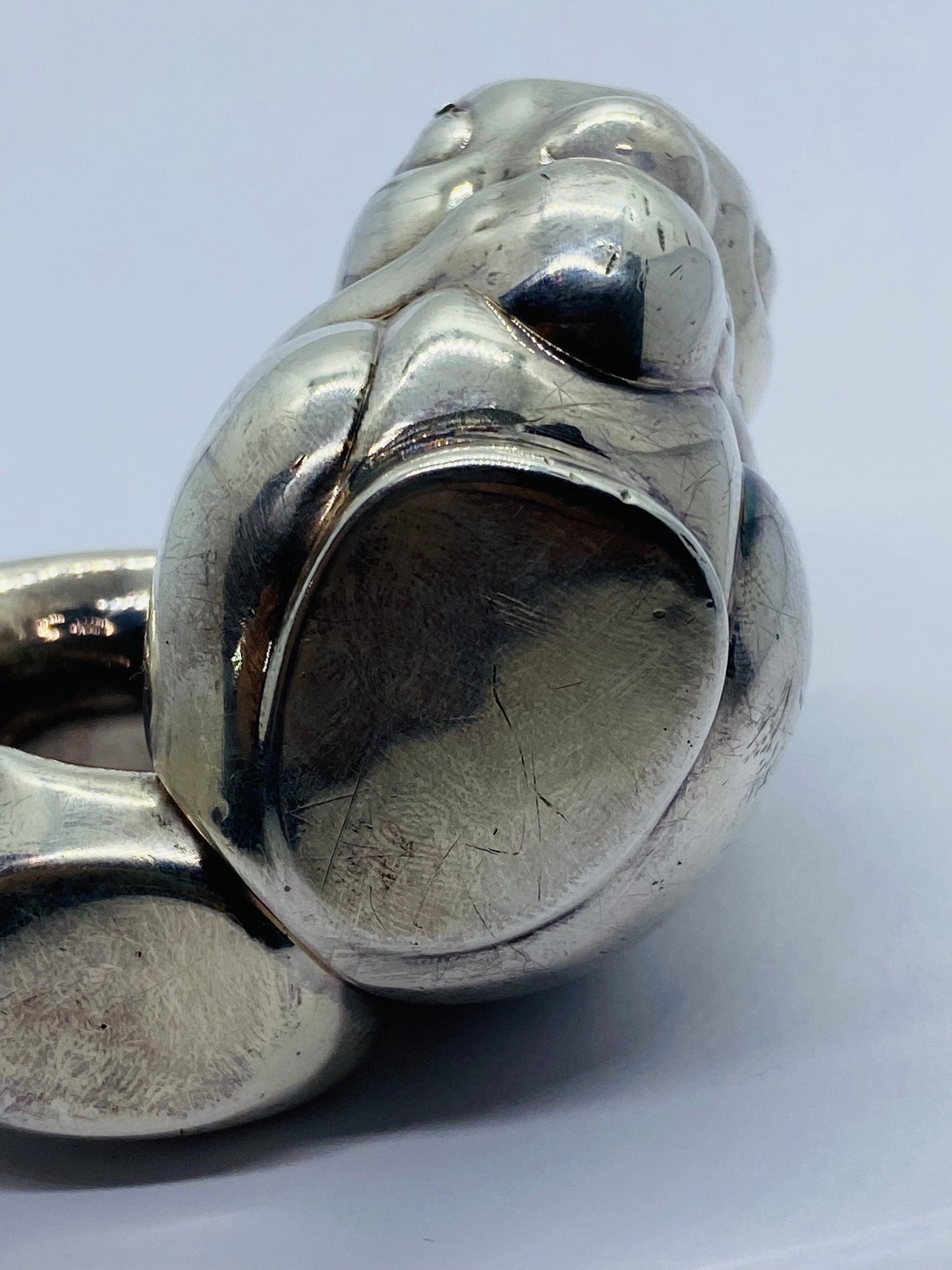 RARE Tiffany & Co. Sterling Silver Monkey Baby Rattle 101 Grams! Collector