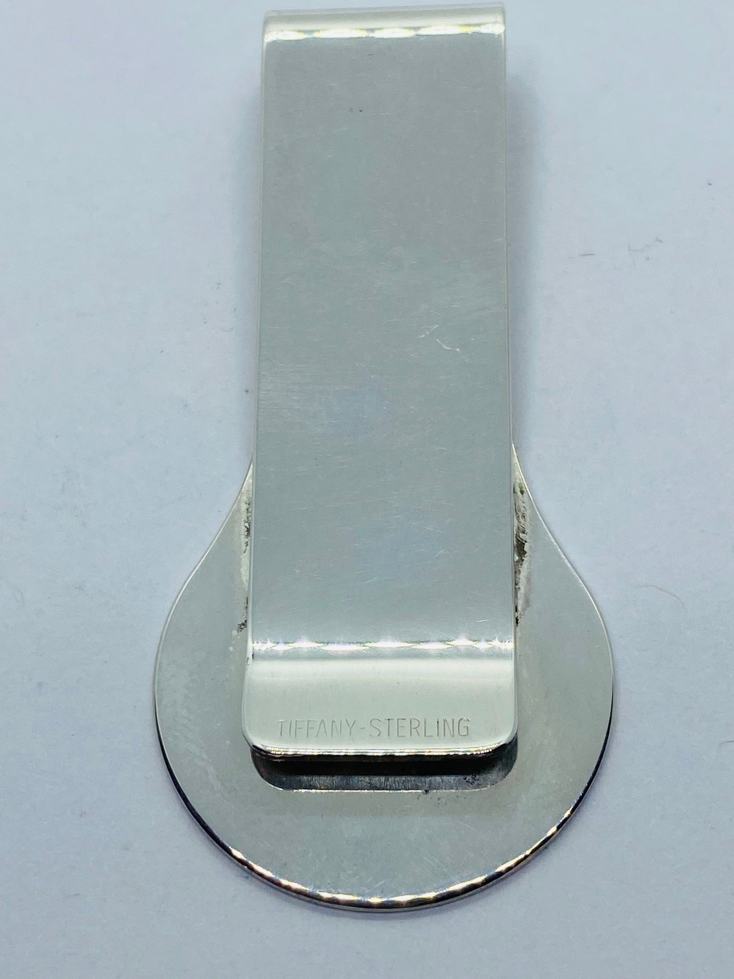 Retired Tiffany & Co. Sterling Silver Money Clip Rare, Pouch And Box!