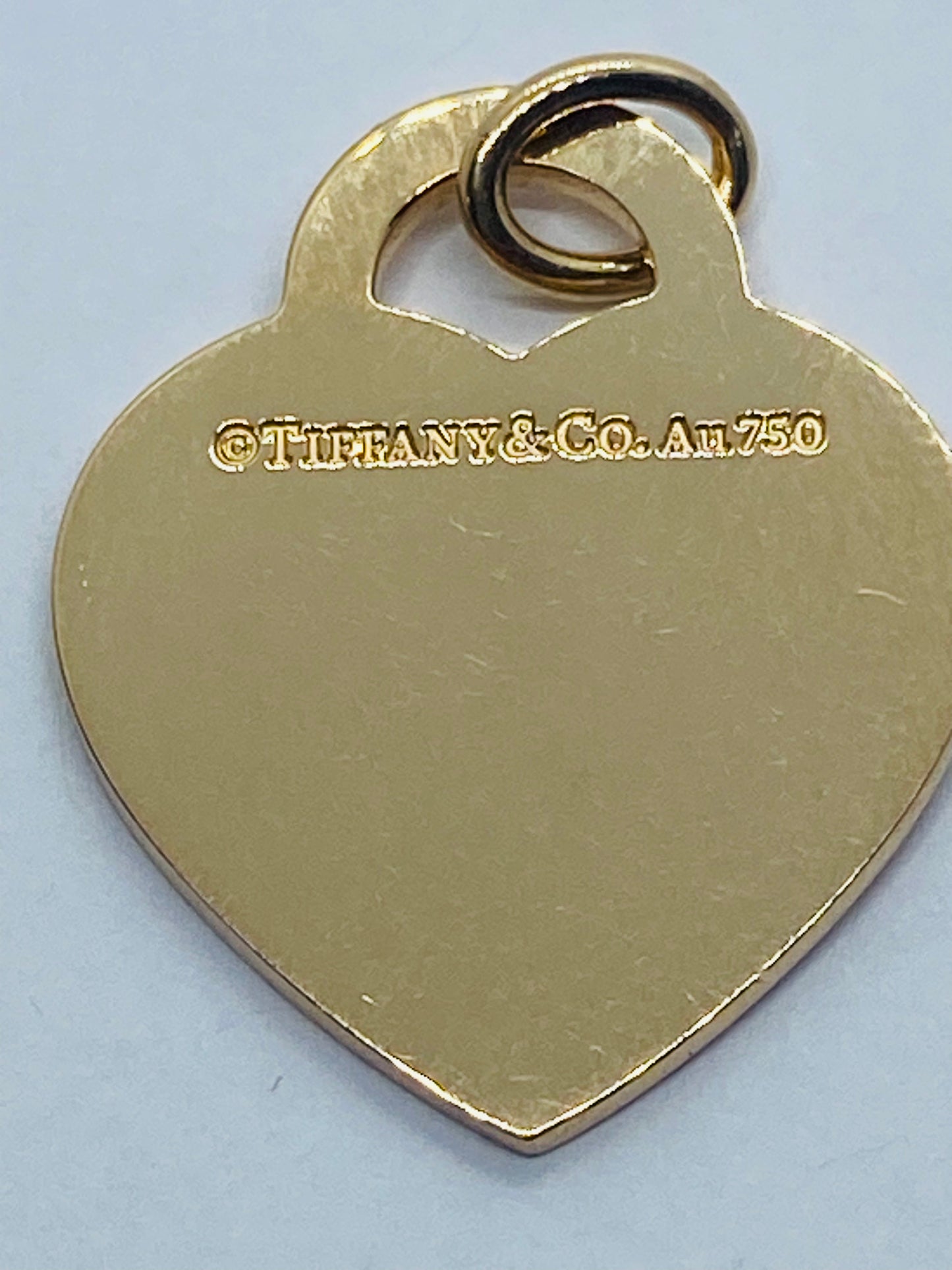 Retired TIFFANY & CO Disney Cruise Line 18K Rose Gold Heart Pendant Collector