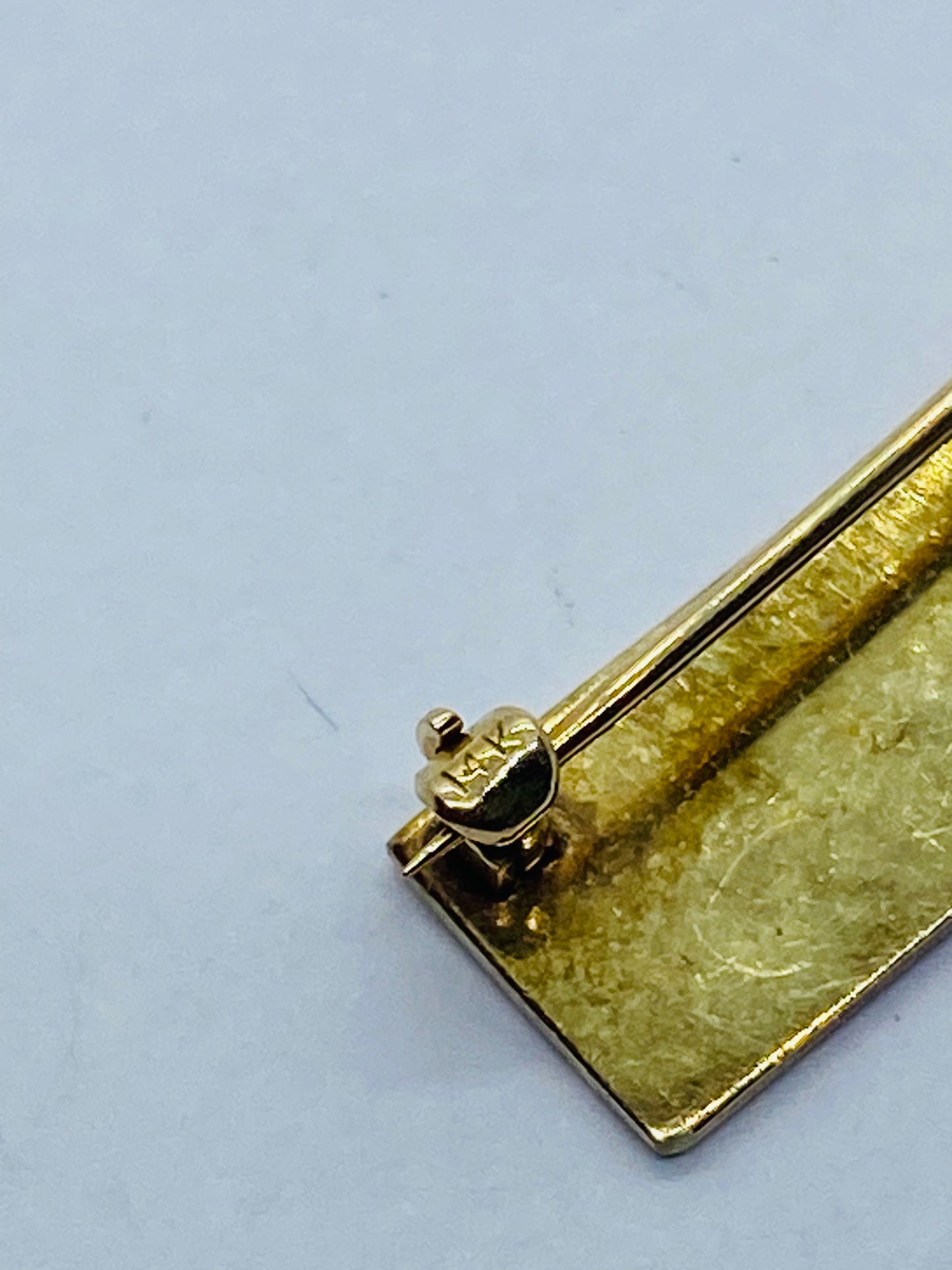 Tiffany & Co. US Military 14K Enamel 3 sons in service pin 20MM 8MM