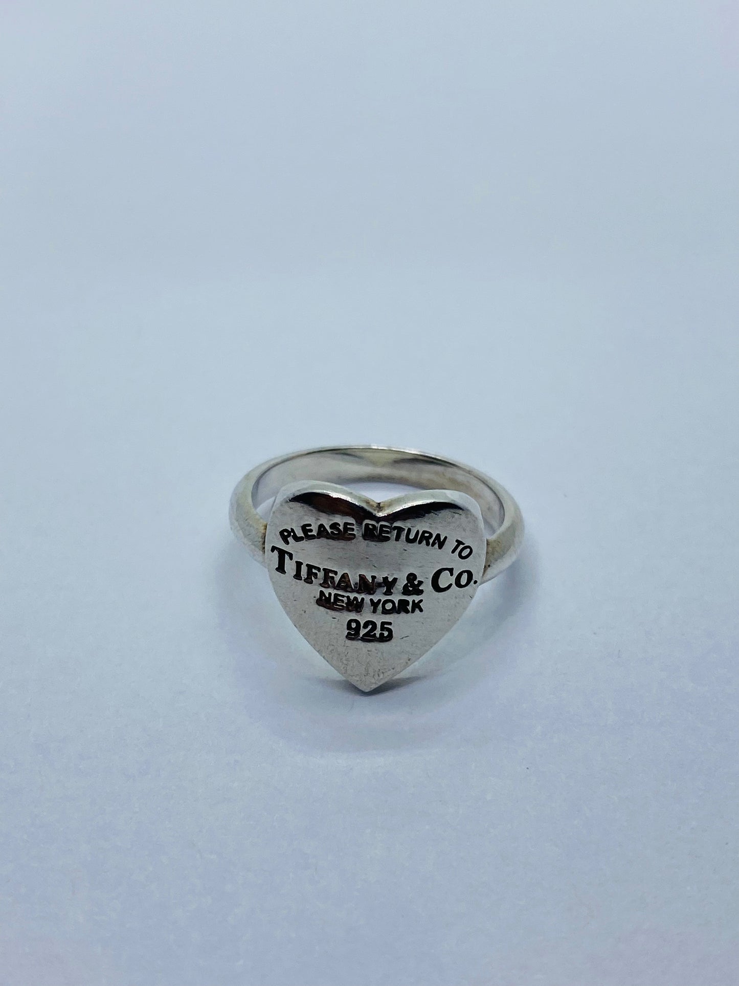 Tiffany & Co. Ring Size 4 Please Return To Tiffany & Co” New York 925 Silver