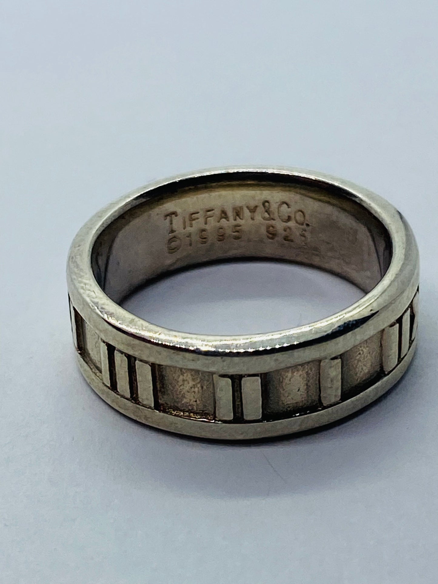 Vtg Authentic Tiffany & Co Sterling Silver 925 Atlas Ring Size 5 1995